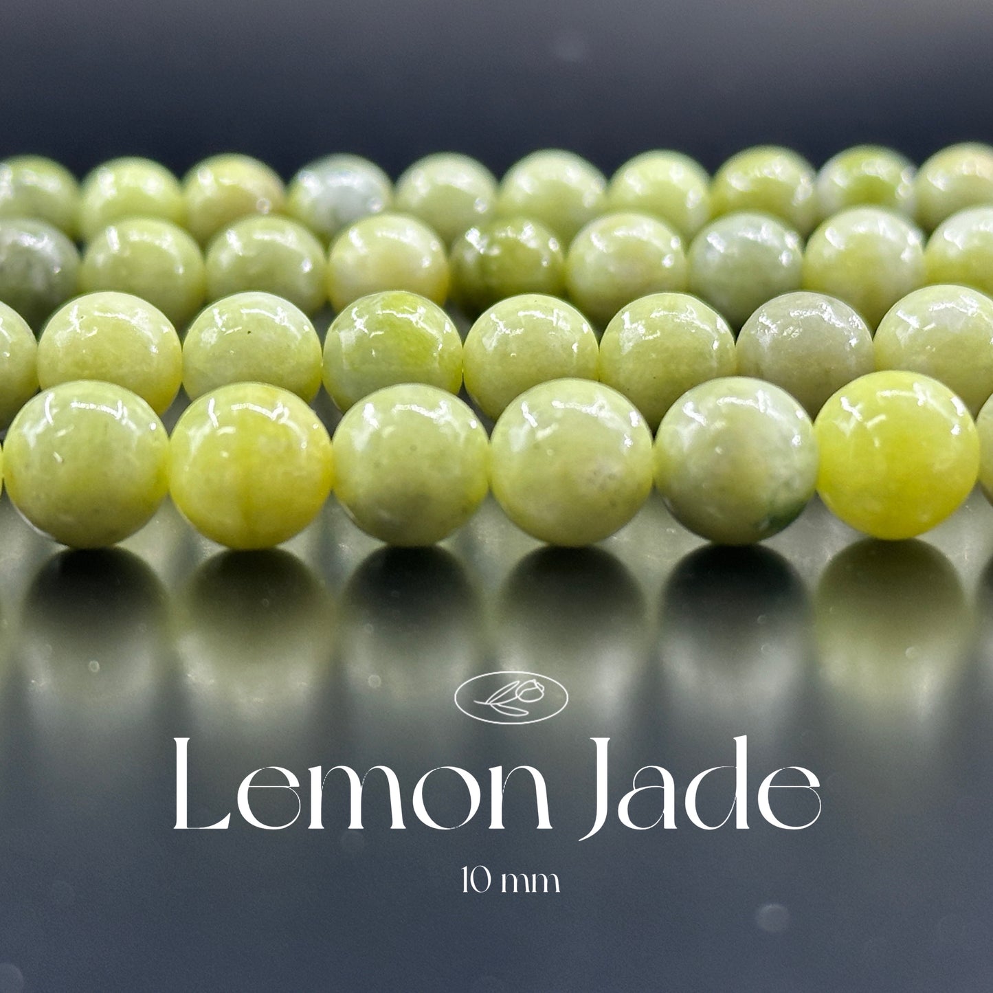 KEVI-DIY-【10 MM】Natural Crystal Beads (1 Strand about 36-40PCS)Semi-finished Crystal Beads