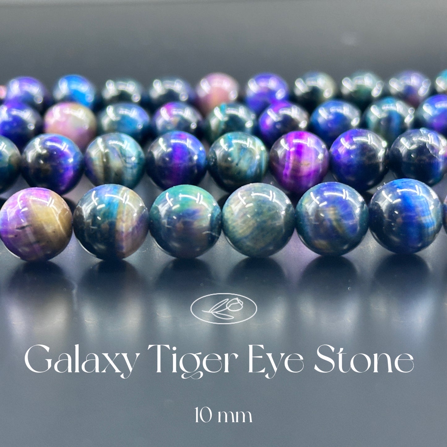 KEVI-DIY-【10 MM】Natural Crystal Beads (1 Strand about 36-40PCS)Semi-finished Crystal Beads