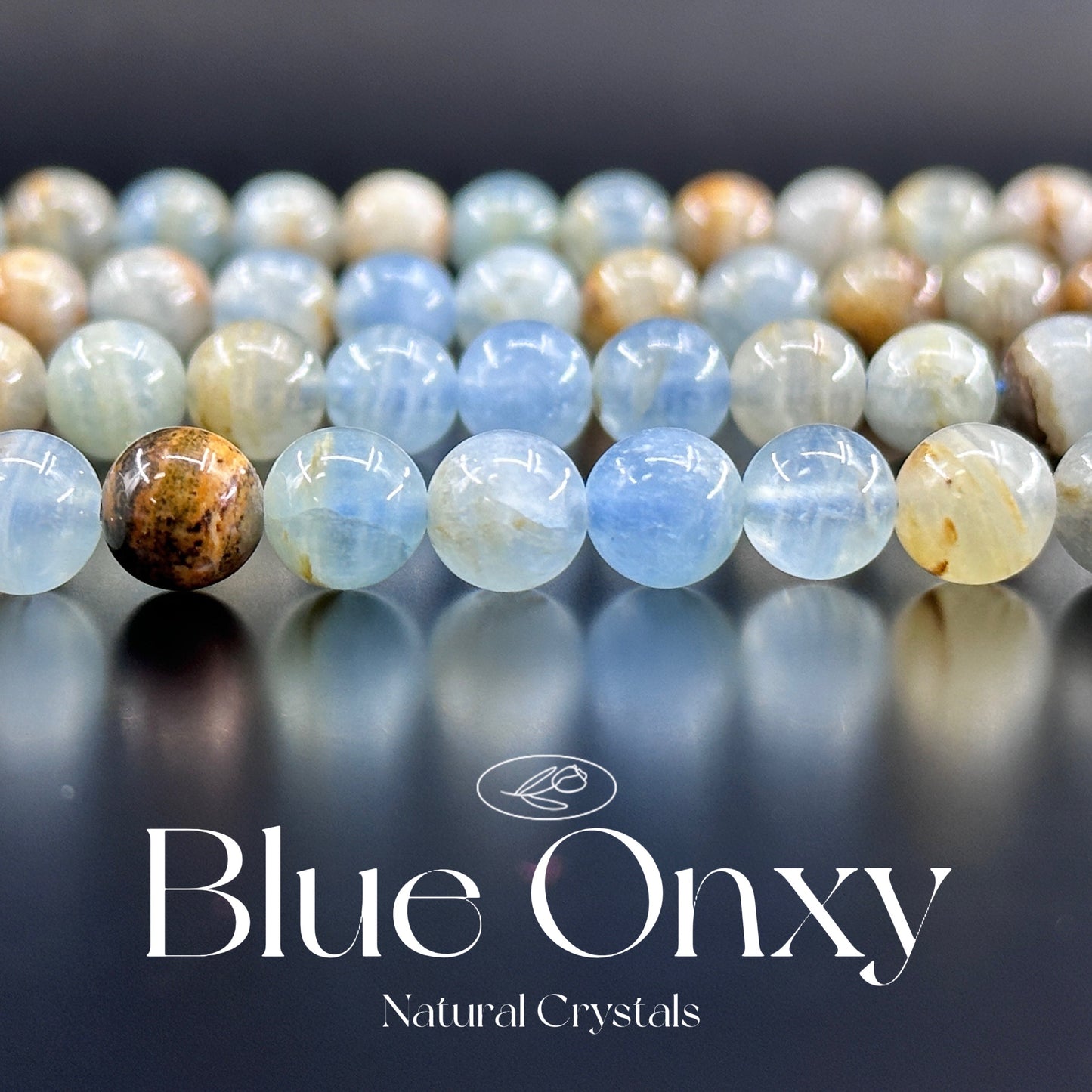 KEVI-DIY SVIP 【8 mm】High Quality Natural Crystal Beads (1 Strand about 47 PCS Enough to make two bracelets)