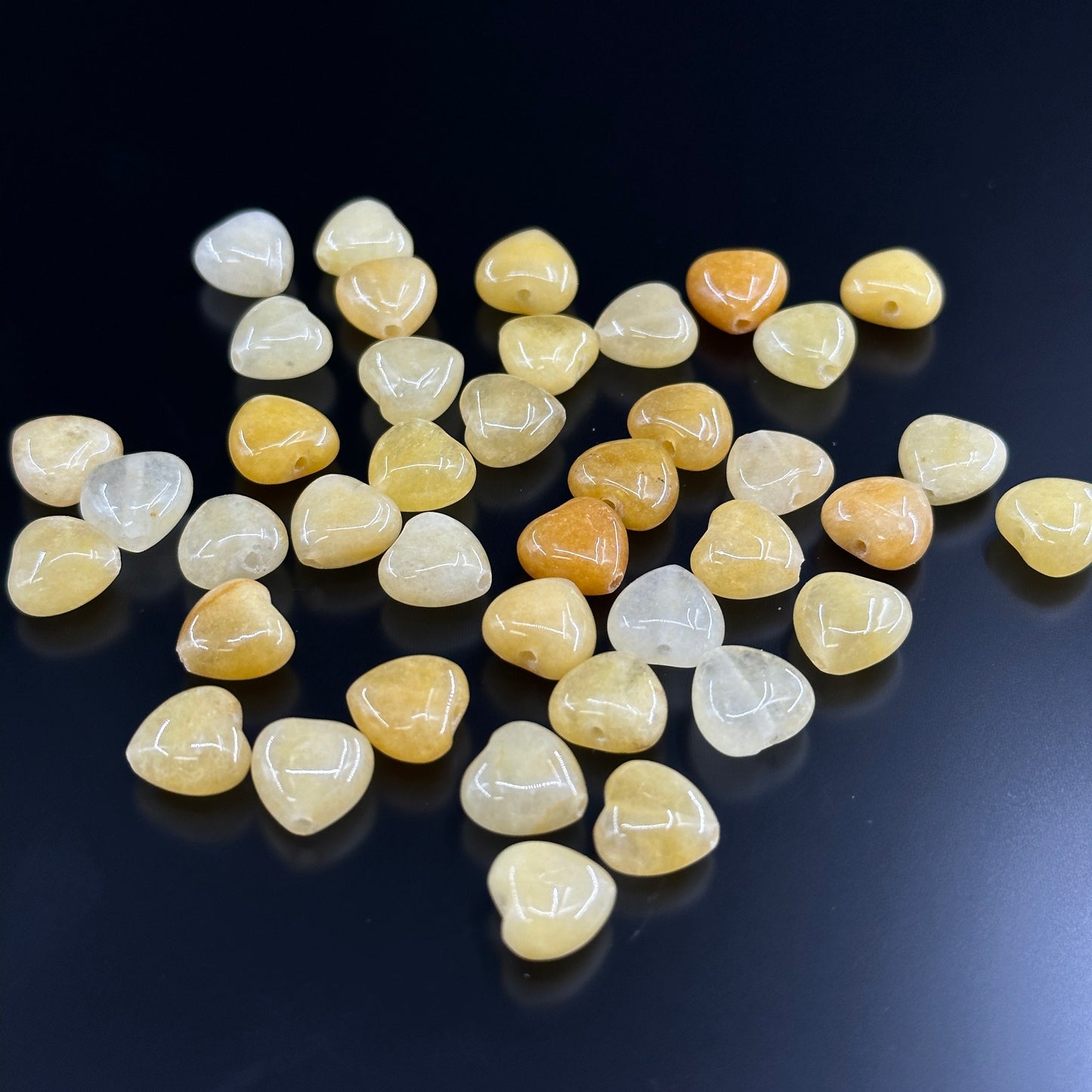 KEVI-DIY-【10 MM】Natural Crystal Beads (1 Strand about 36-40PCS)Semi-finished Crystal Beads