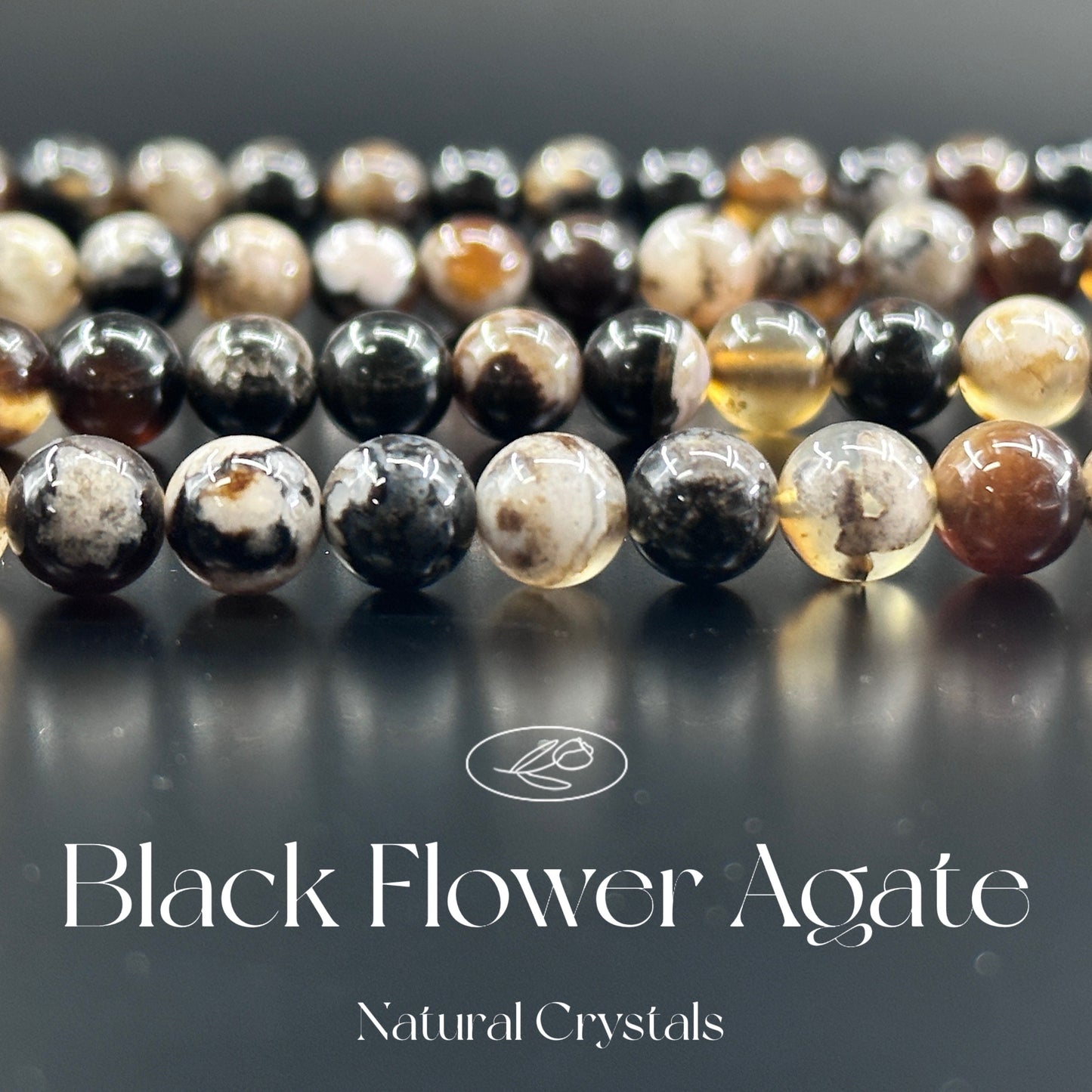 KEVI-DIY SVIP 【8 mm】High Quality Natural Crystal Beads (1 Strand about 47 PCS Enough to make two bracelets)