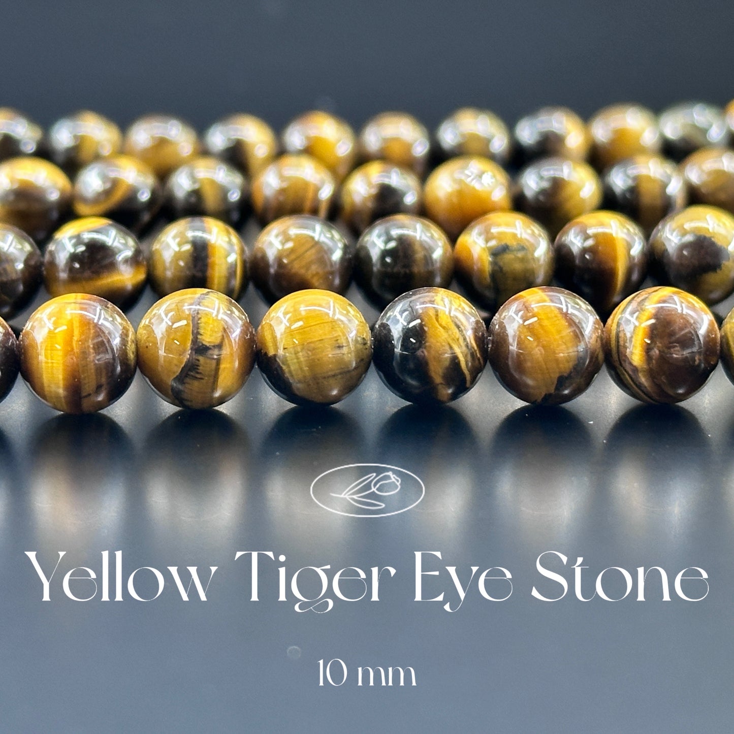 KEVI-DIY-【10 MM】Natural Crystal Beads (1 Strand about 36-40PCS)Semi-finished Crystal Beads