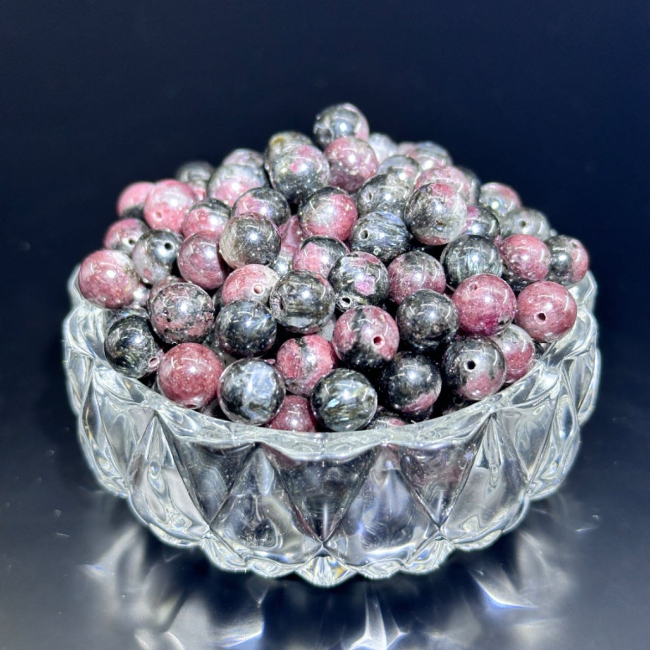 KEVI-DIY-【10 MM】Natural Crystal Beads (1 Strand about 36-40PCS)Semi-finished Crystal Beads