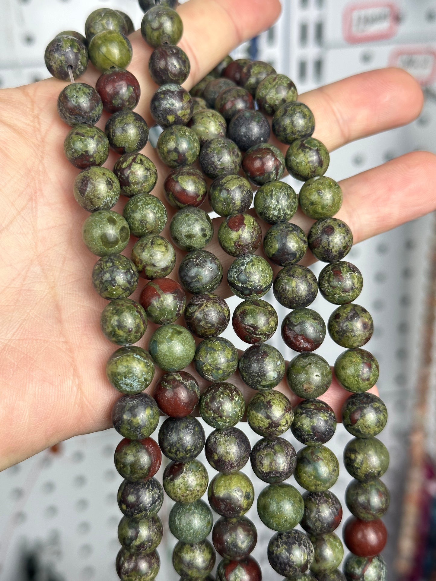 KEVI-DIY-【10 MM】Natural Crystal Beads (1 Strand about 36-40PCS)Semi-finished Crystal Beads