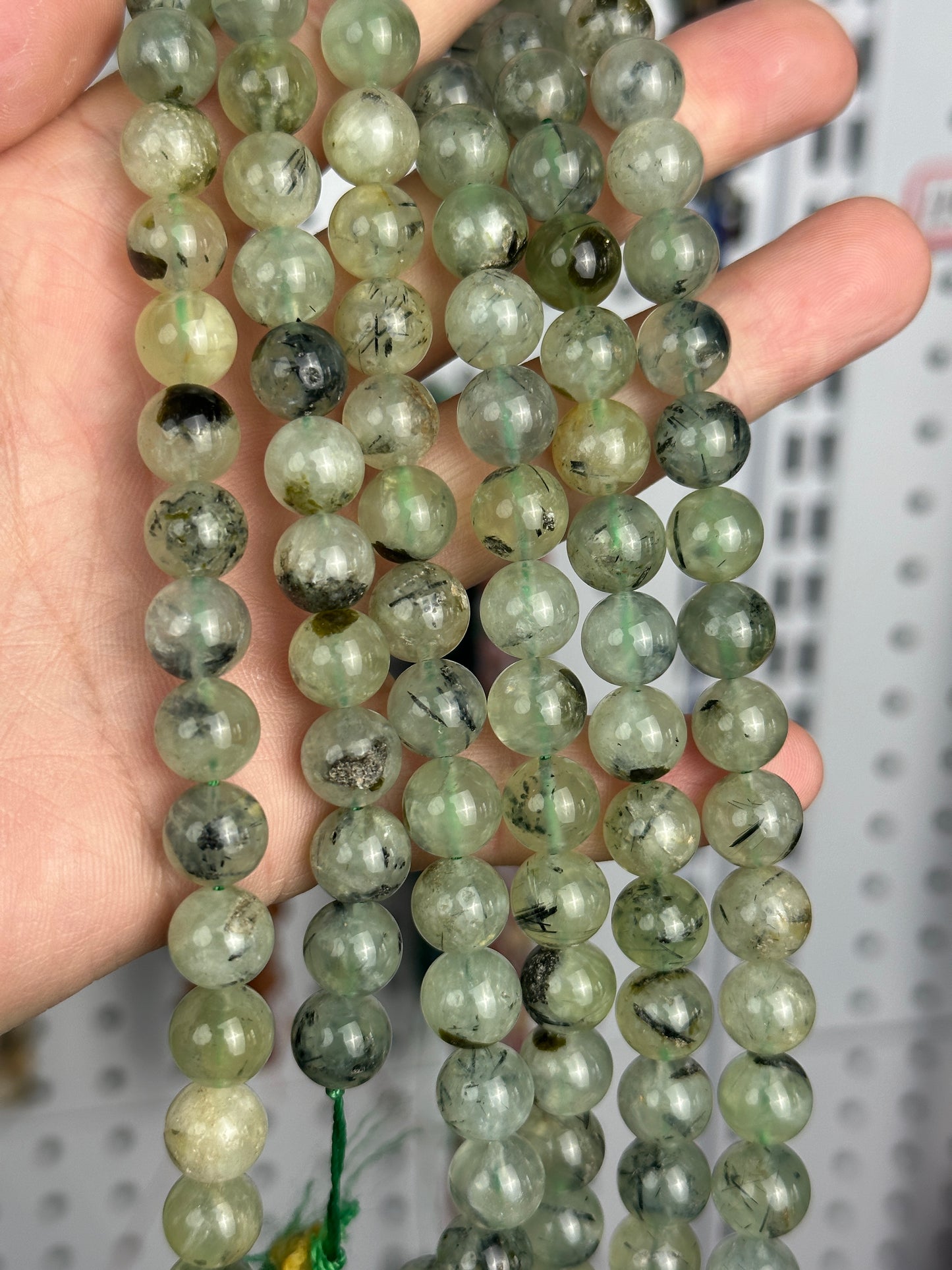 KEVI-DIY-【10 MM】Natural Crystal Beads (1 Strand about 36-40PCS)Semi-finished Crystal Beads