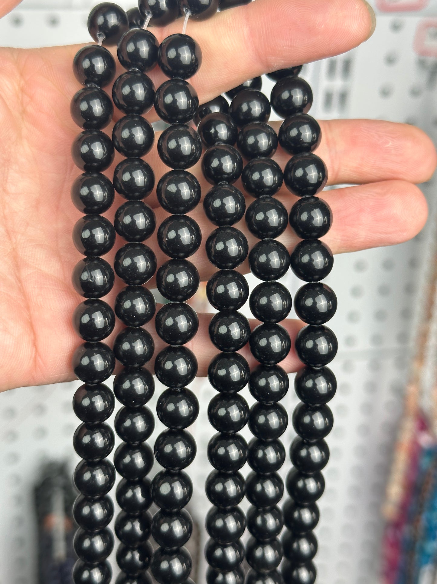 KEVI-DIY-【10 MM】Natural Crystal Beads (1 Strand about 36-40PCS)Semi-finished Crystal Beads