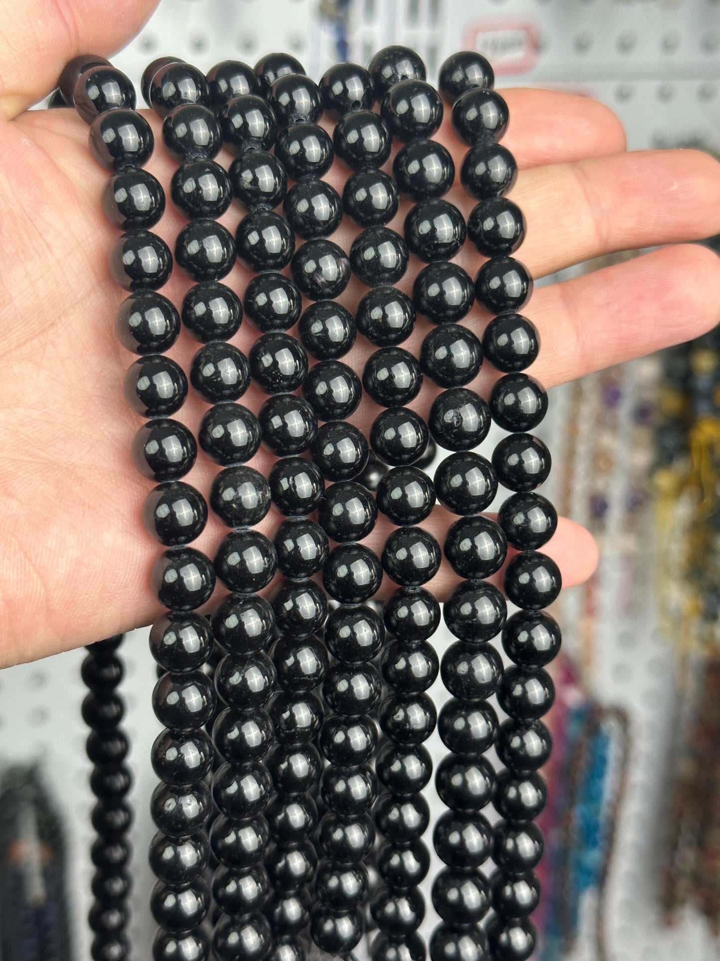 KEVI-DIY-【10 MM】Natural Crystal Beads (1 Strand about 36-40PCS)Semi-finished Crystal Beads
