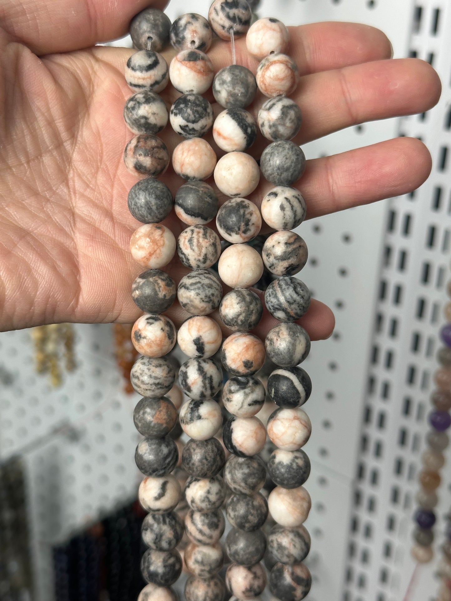KEVI-DIY-【12 MM】Natural Crystal Beads (1 Strand about 32PCS)