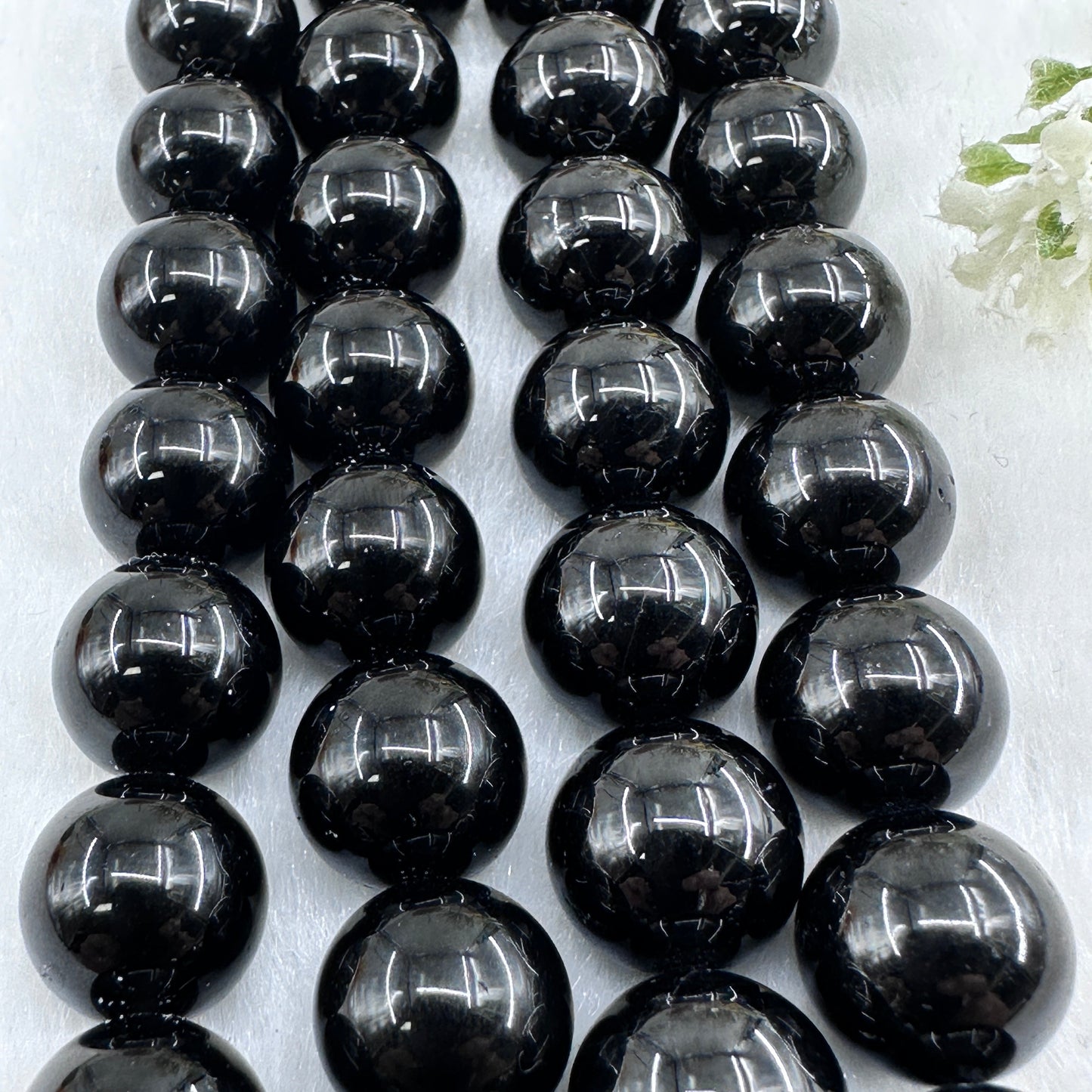 KEVI-DIY-【12 MM】Natural Crystal Beads (1 Strand about 32PCS)