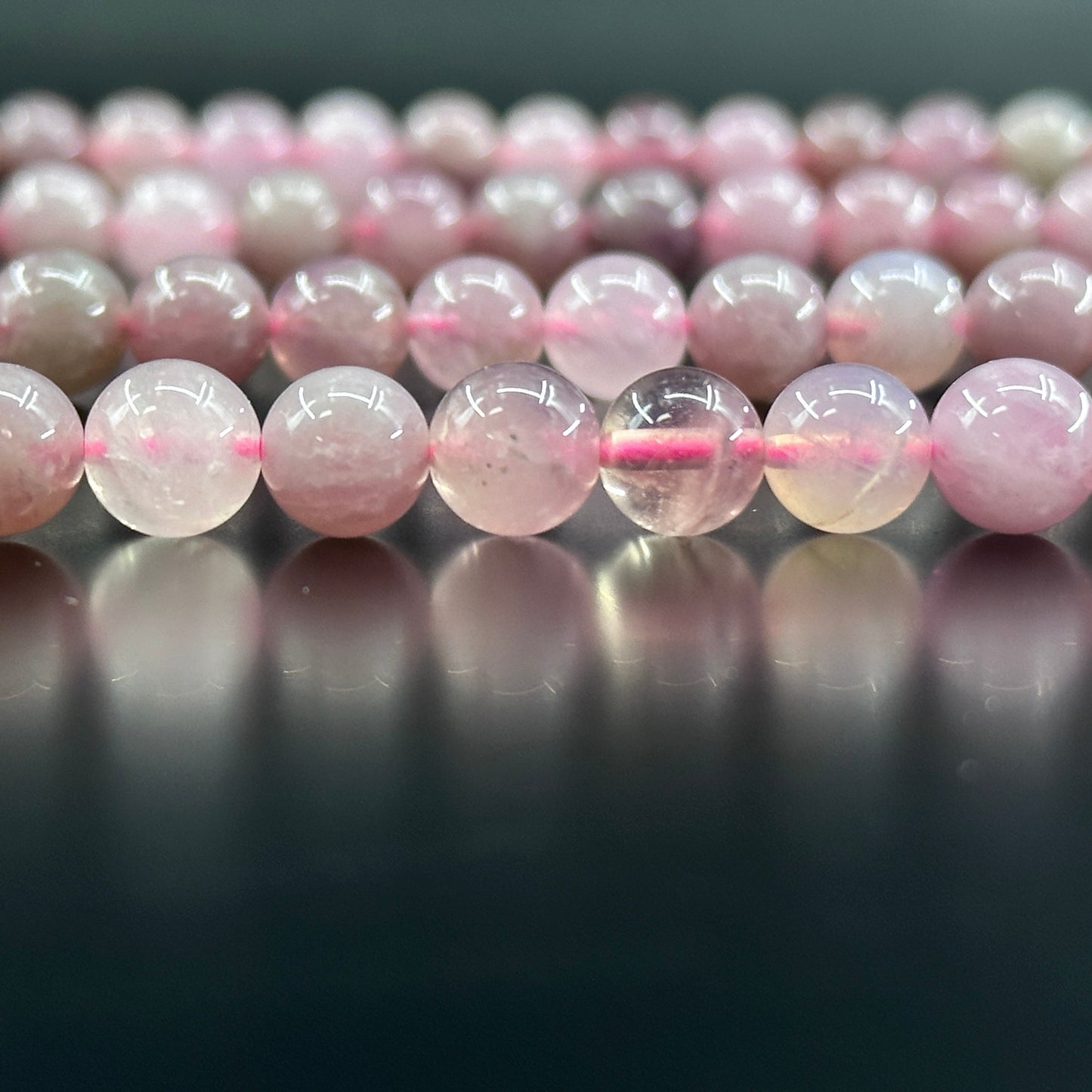 KEVI-DIY-【12 MM】Natural Crystal Beads (1 Strand about 32PCS)