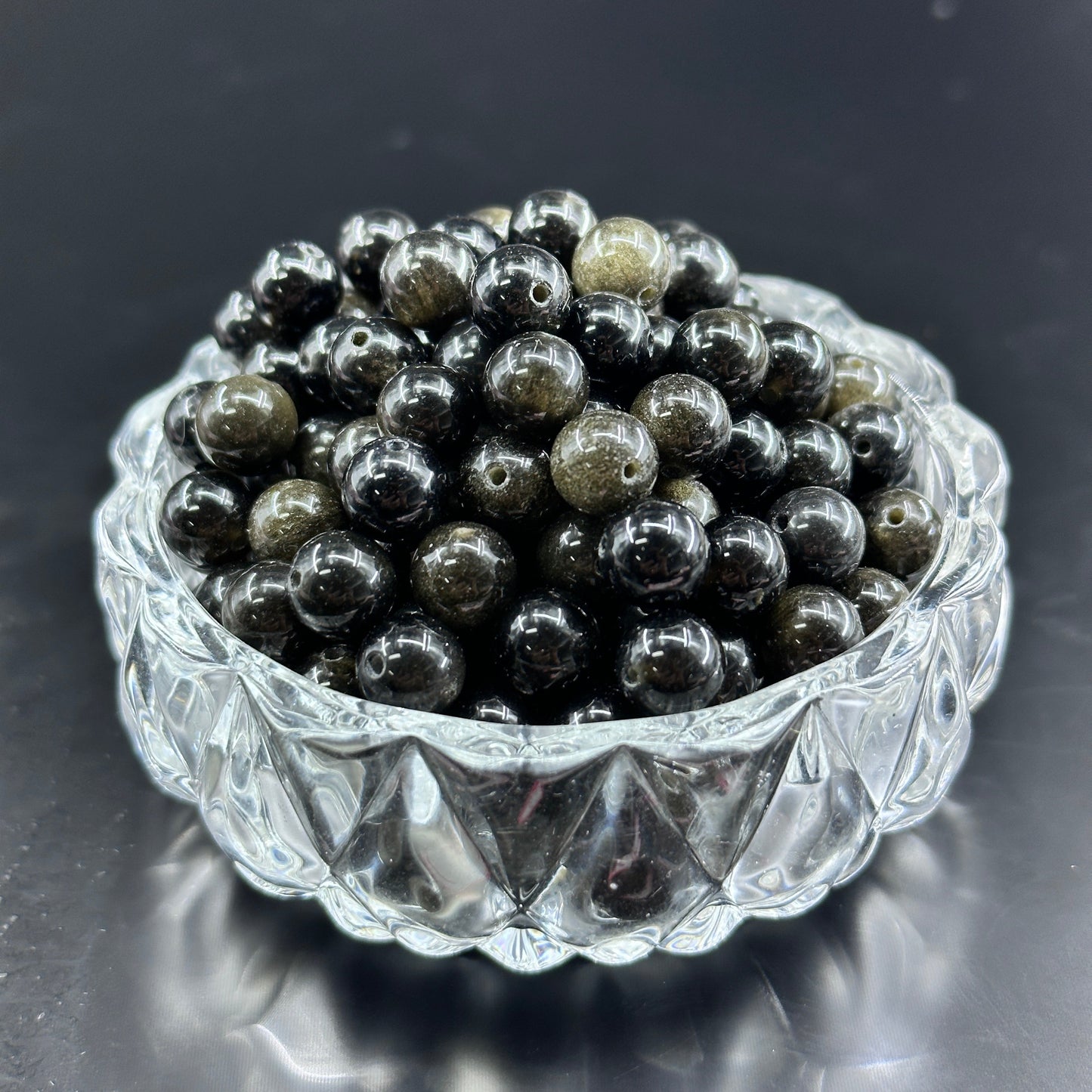 KEVI-DIY 8mm(±0.5mm) Natural Crystal Bead Set | 180 Beads + Free Elastic Strings & Charming Spacers | Make 8 Bracelets