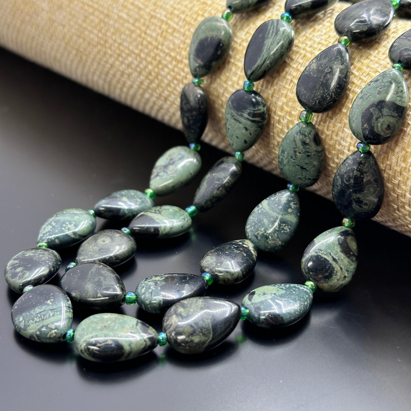 KEVI-DIY 【13*18mm】Natural Crystal Water Drop Shape Beads (20PCS/Strand)DIY Accessories Necklace Bracelet Hair Accessories Materials
