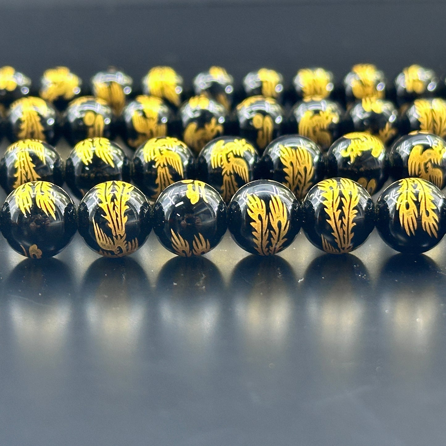 KEVI-DIY-【10 MM】Natural Crystal Beads (1 Strand about 36-40PCS)Semi-finished Crystal Beads