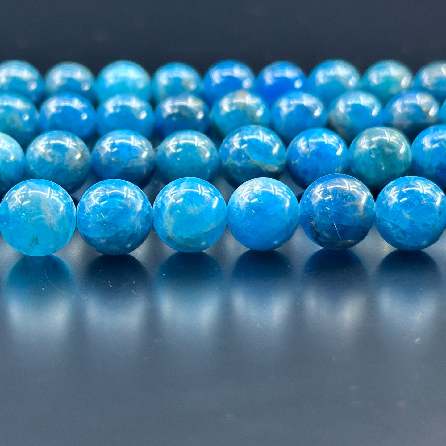 KEVI-DIY-【10 MM】Natural Crystal Beads (1 Strand about 36-40PCS)Semi-finished Crystal Beads