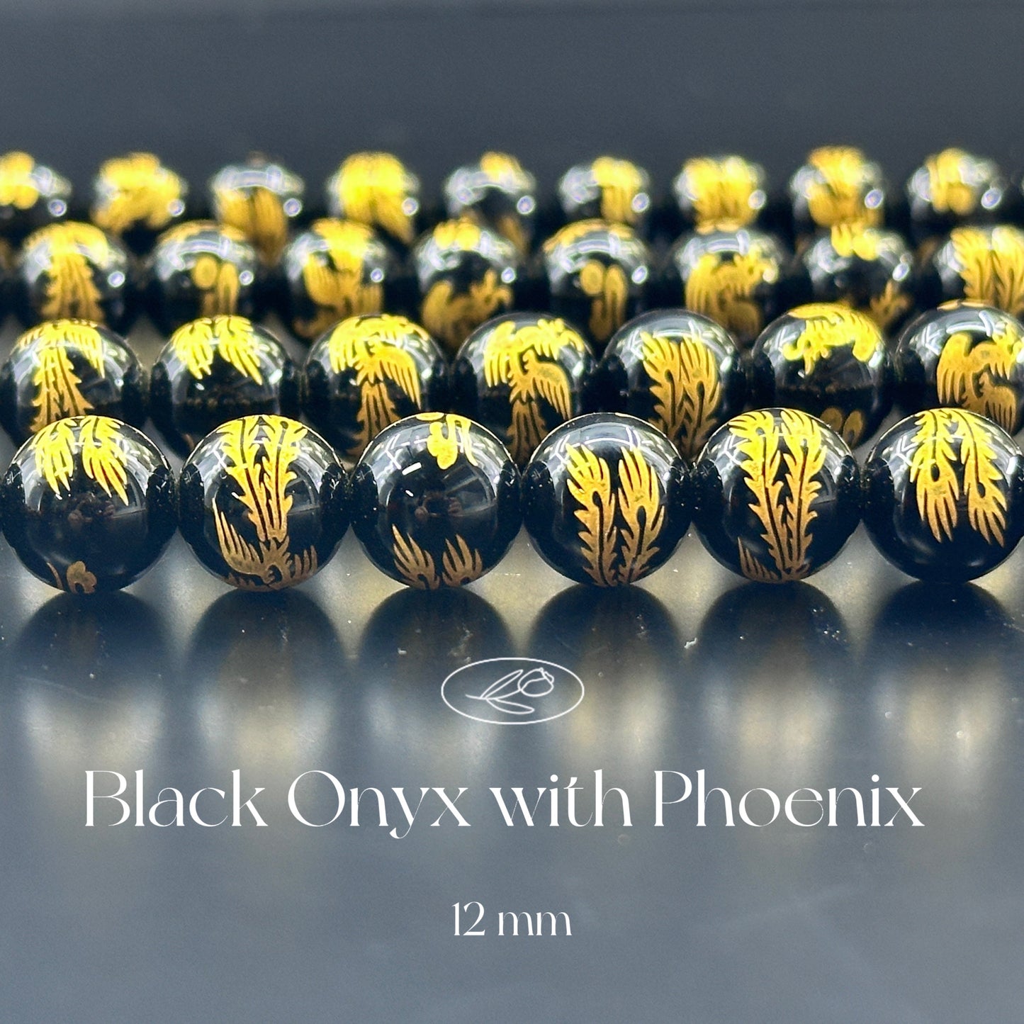 KEVI-DIY-【12 MM】Natural Crystal Beads (1 Strand about 32PCS)