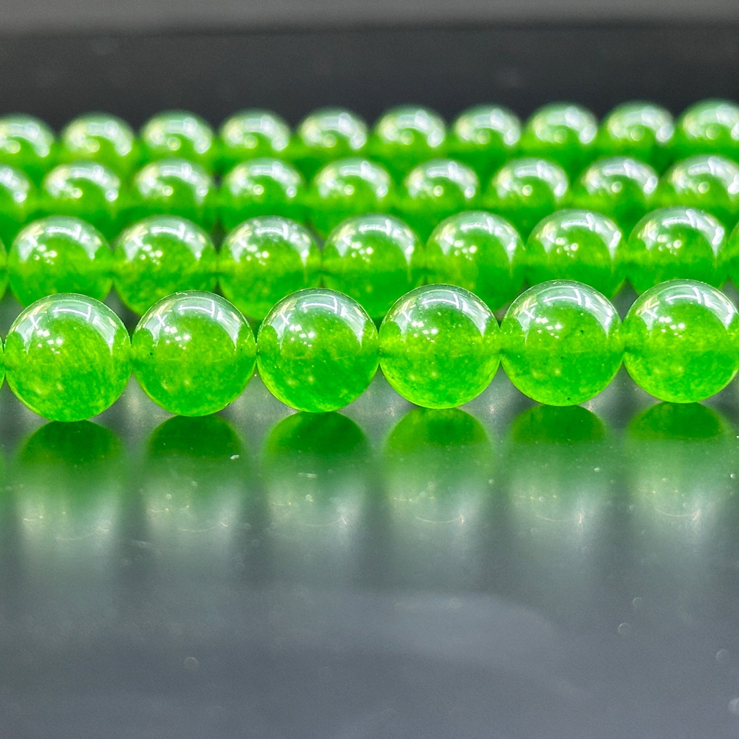 KEVI-DIY-【12 MM】Natural Crystal Beads (1 Strand about 32PCS)