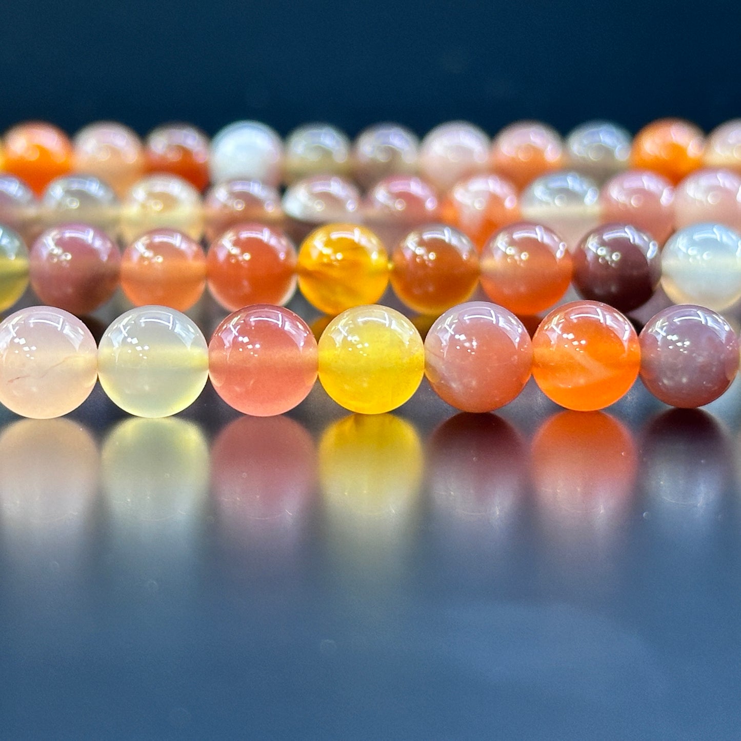 KEVI-DIY-【10 MM】Natural Crystal Beads (1 Strand about 36-40PCS)Semi-finished Crystal Beads