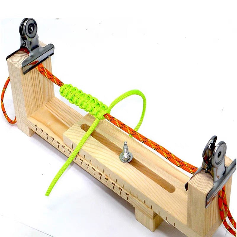 Solid wood handmade braiders rope braider braiding frame bracelet hand rope braiding flat knot diy tools Fixed Frame