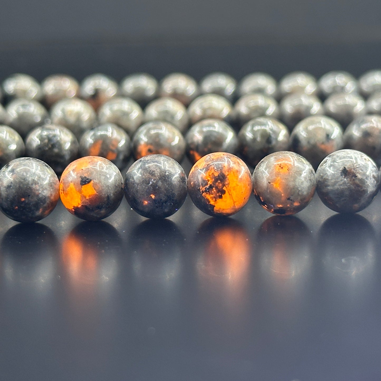 KEVI-DIY-【10 MM】Natural Crystal Beads (1 Strand about 36-40PCS)Semi-finished Crystal Beads