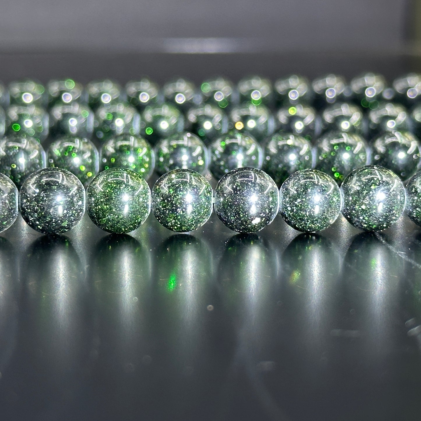 KEVI-DIY-【10 MM】Natural Crystal Beads (1 Strand about 36-40PCS)Semi-finished Crystal Beads