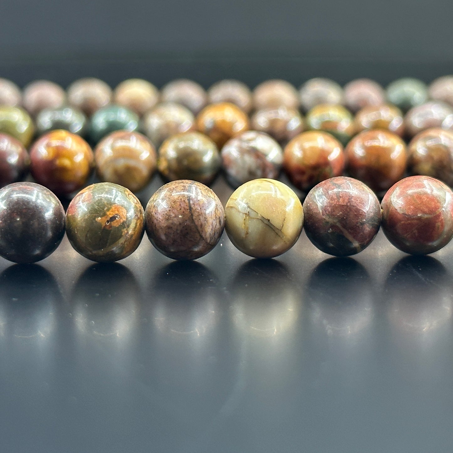 KEVI-DIY-【10 MM】Natural Crystal Beads (1 Strand about 36-40PCS)Semi-finished Crystal Beads
