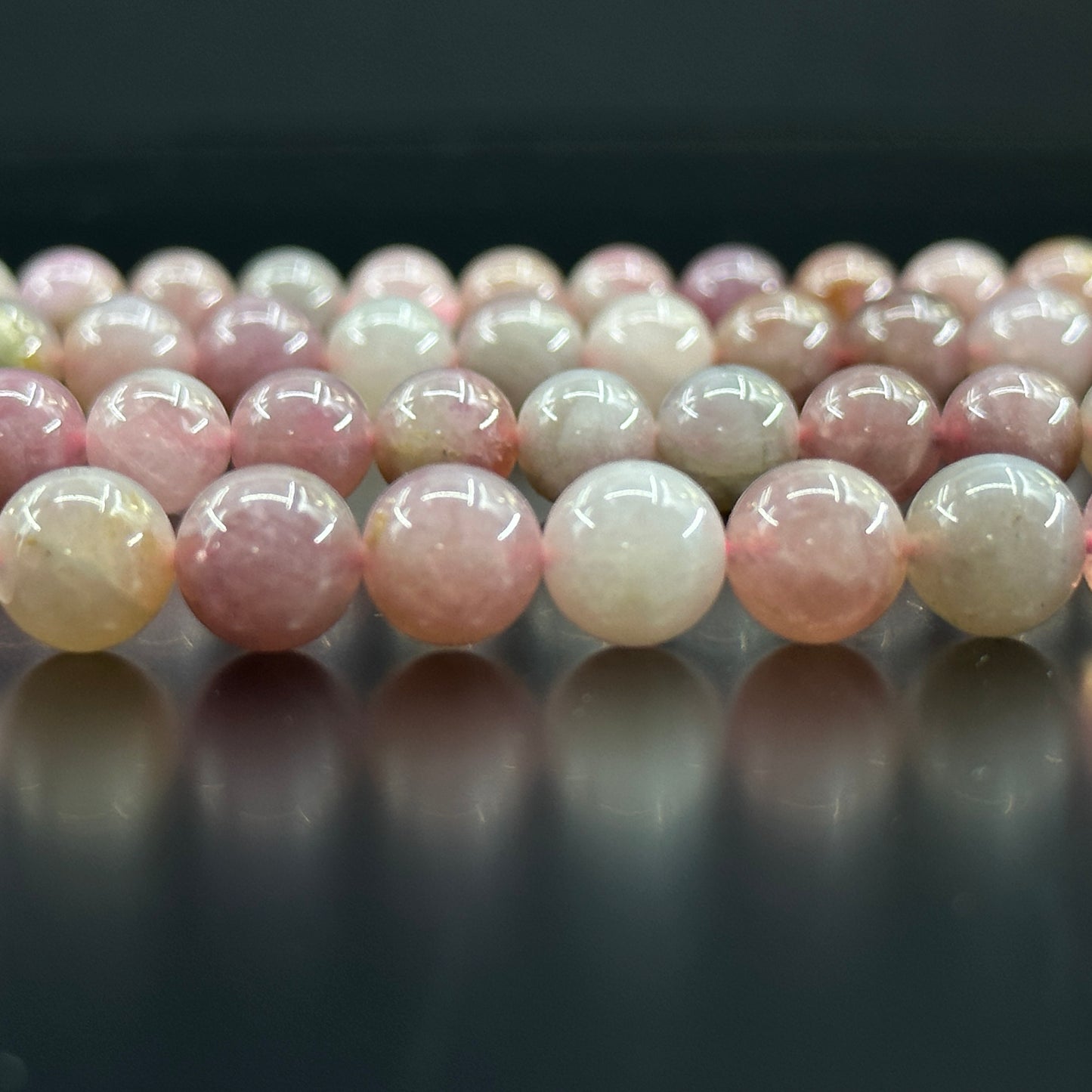 KEVI-DIY-【10 MM】Natural Crystal Beads (1 Strand about 36-40PCS)Semi-finished Crystal Beads
