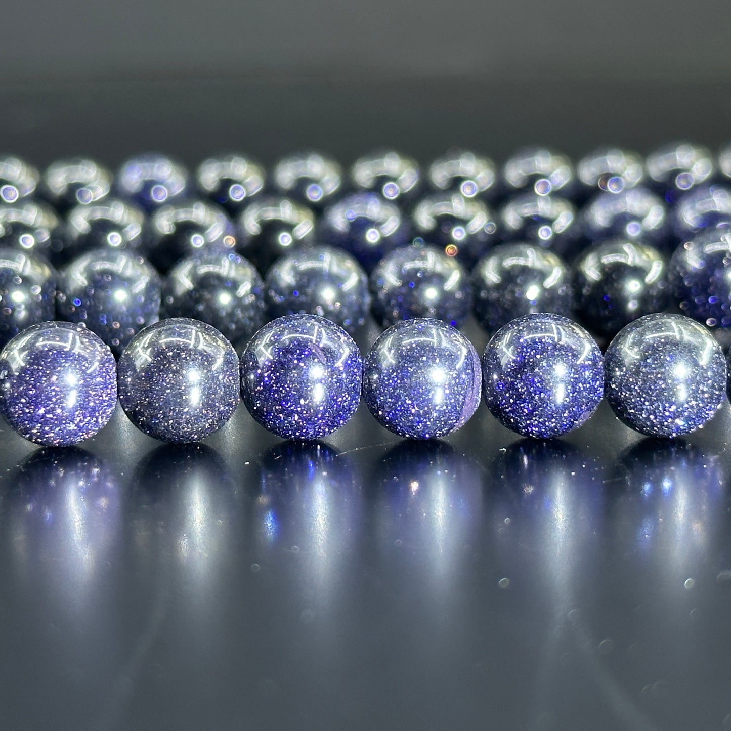 KEVI-DIY-【10 MM】Natural Crystal Beads (1 Strand about 36-40PCS)Semi-finished Crystal Beads