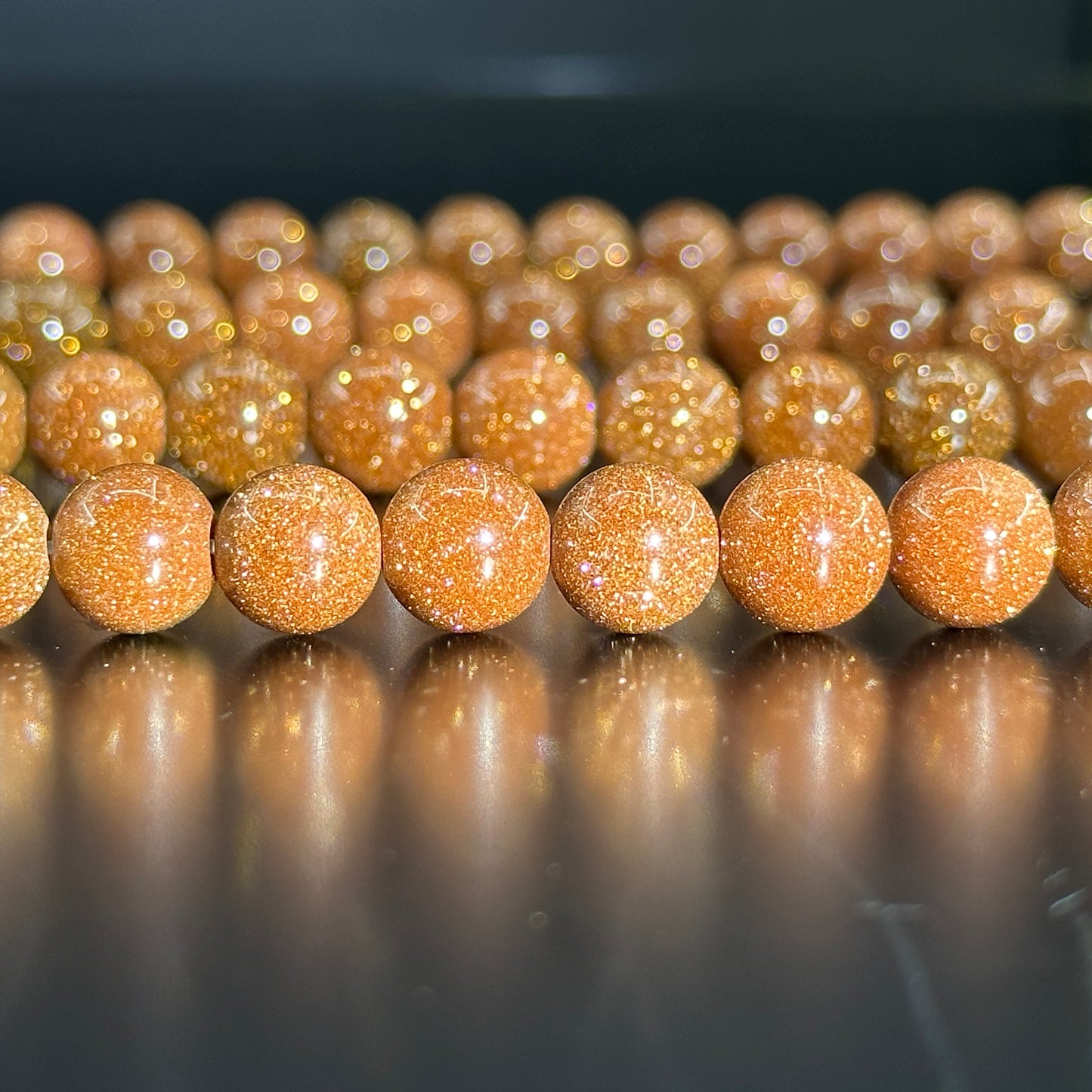 KEVI-DIY-【10 MM】Natural Crystal Beads (1 Strand about 36-40PCS)Semi-finished Crystal Beads