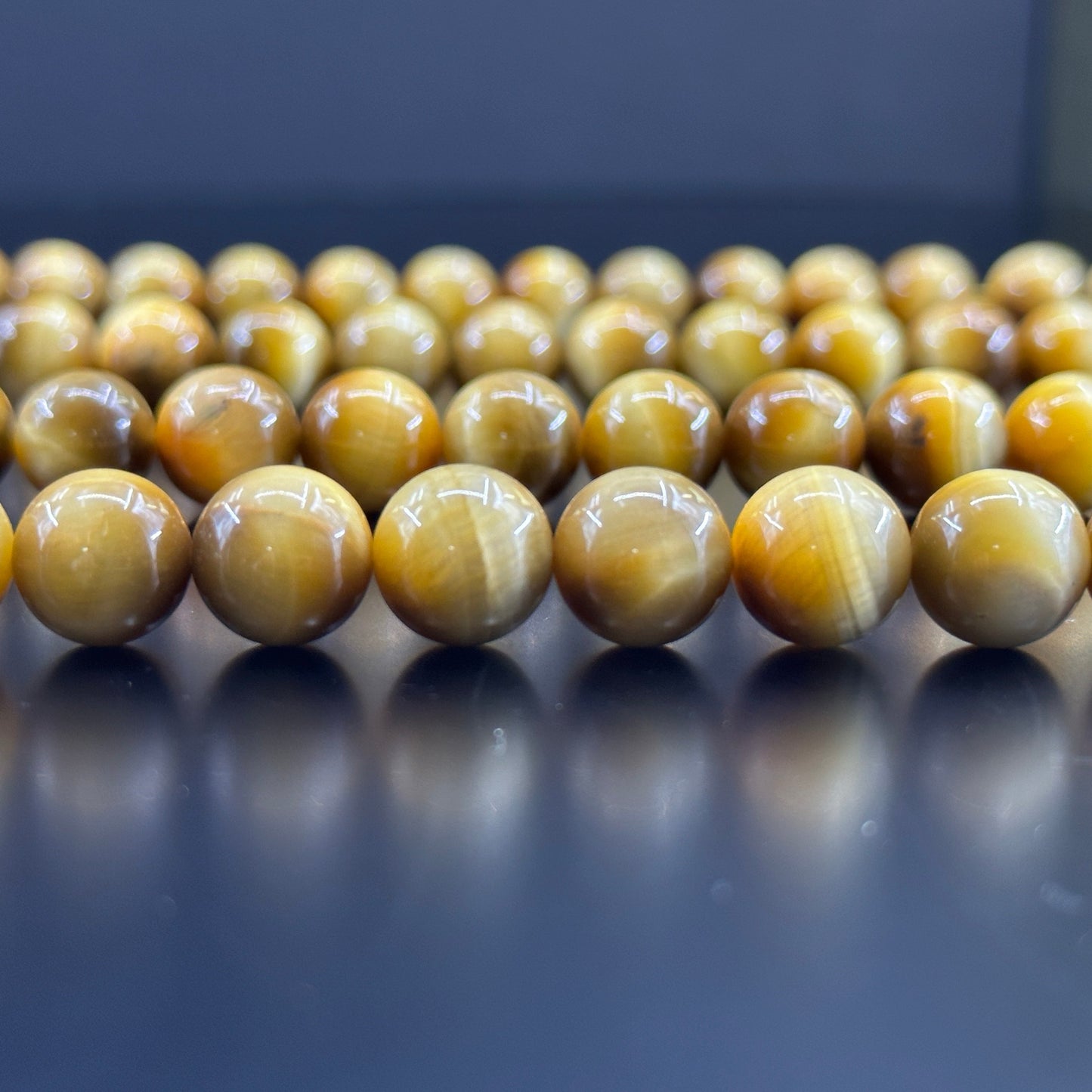KEVI-DIY-【12 MM】Natural Crystal Beads (1 Strand about 32PCS)