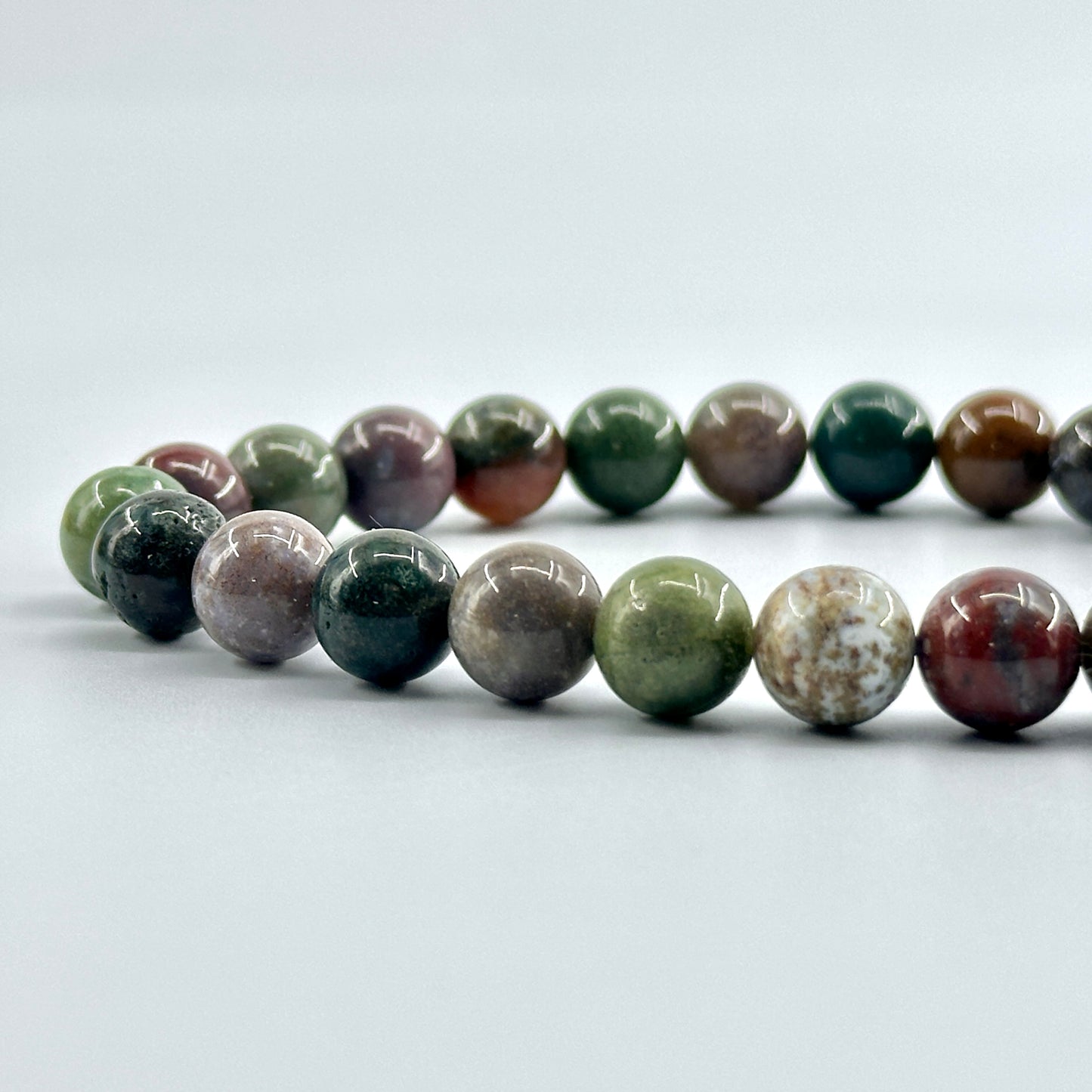 KEVI-DIY-【10 MM】Natural Crystal Beads (1 Strand about 36-40PCS)Semi-finished Crystal Beads