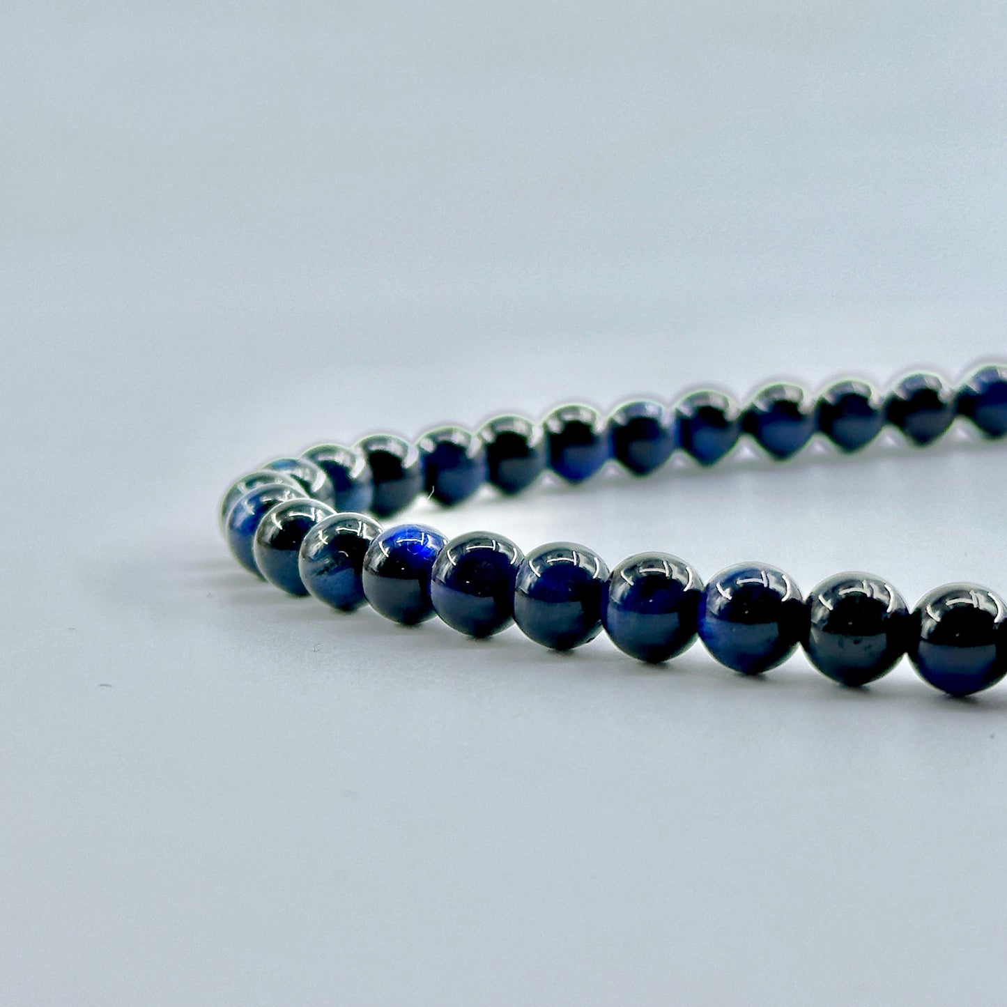 KEVI-DIY-【6 MM】Natural Crystal Semi-finished Beads (1 Strand about 58-65PCS)