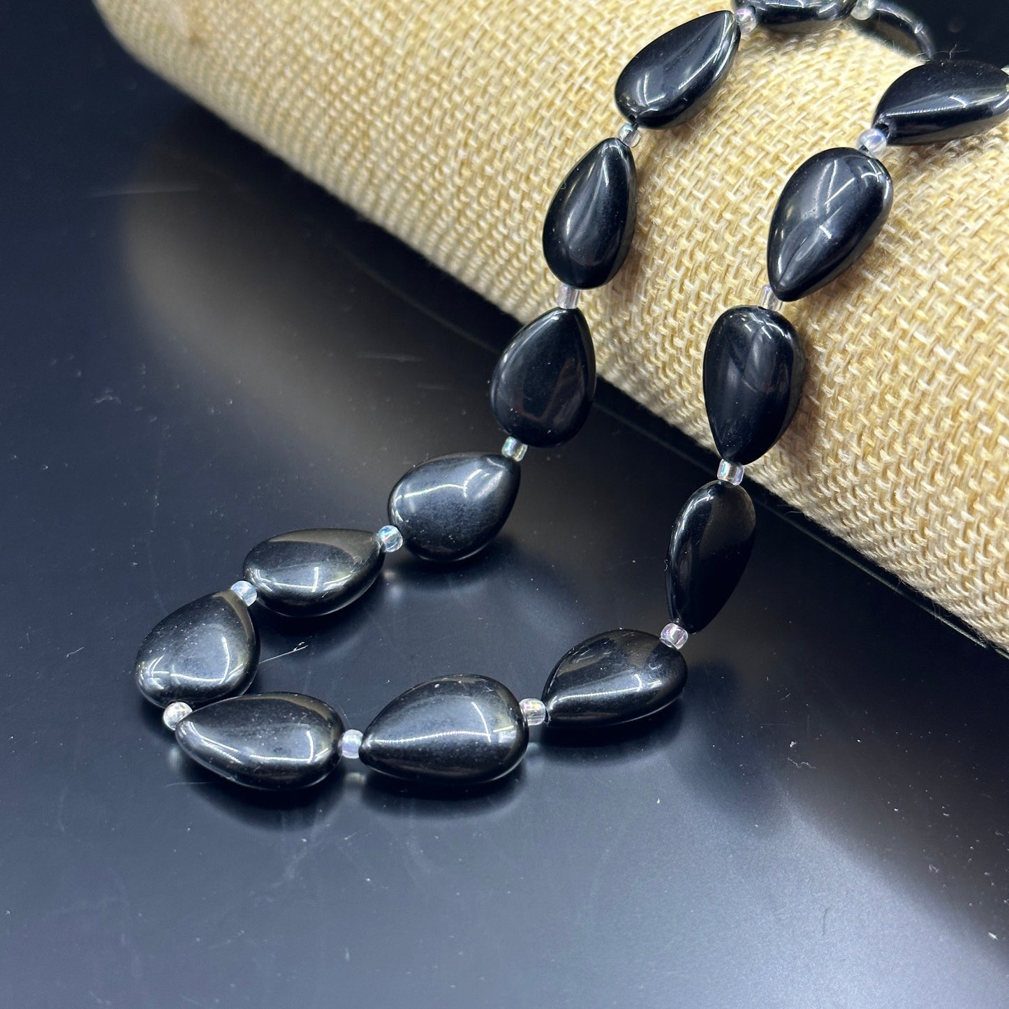 KEVI-DIY 【13*18mm】Natural Crystal Water Drop Shape Beads (20PCS/Strand)DIY Accessories Necklace Bracelet Hair Accessories Materials
