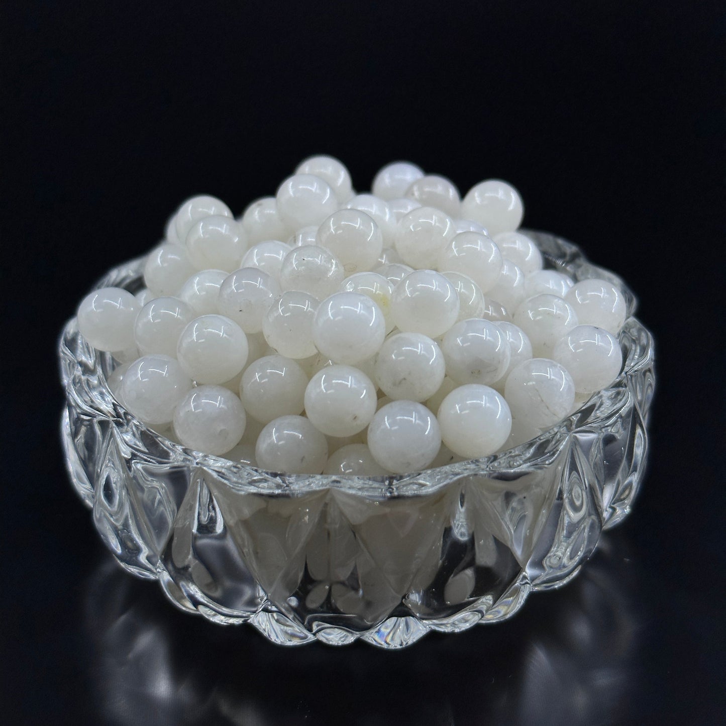 KEVI-DIY 8mm(±0.5mm) Natural Crystal Bead Set | 180 Beads + Free Elastic Strings & Charming Spacers | Make 8 Bracelets