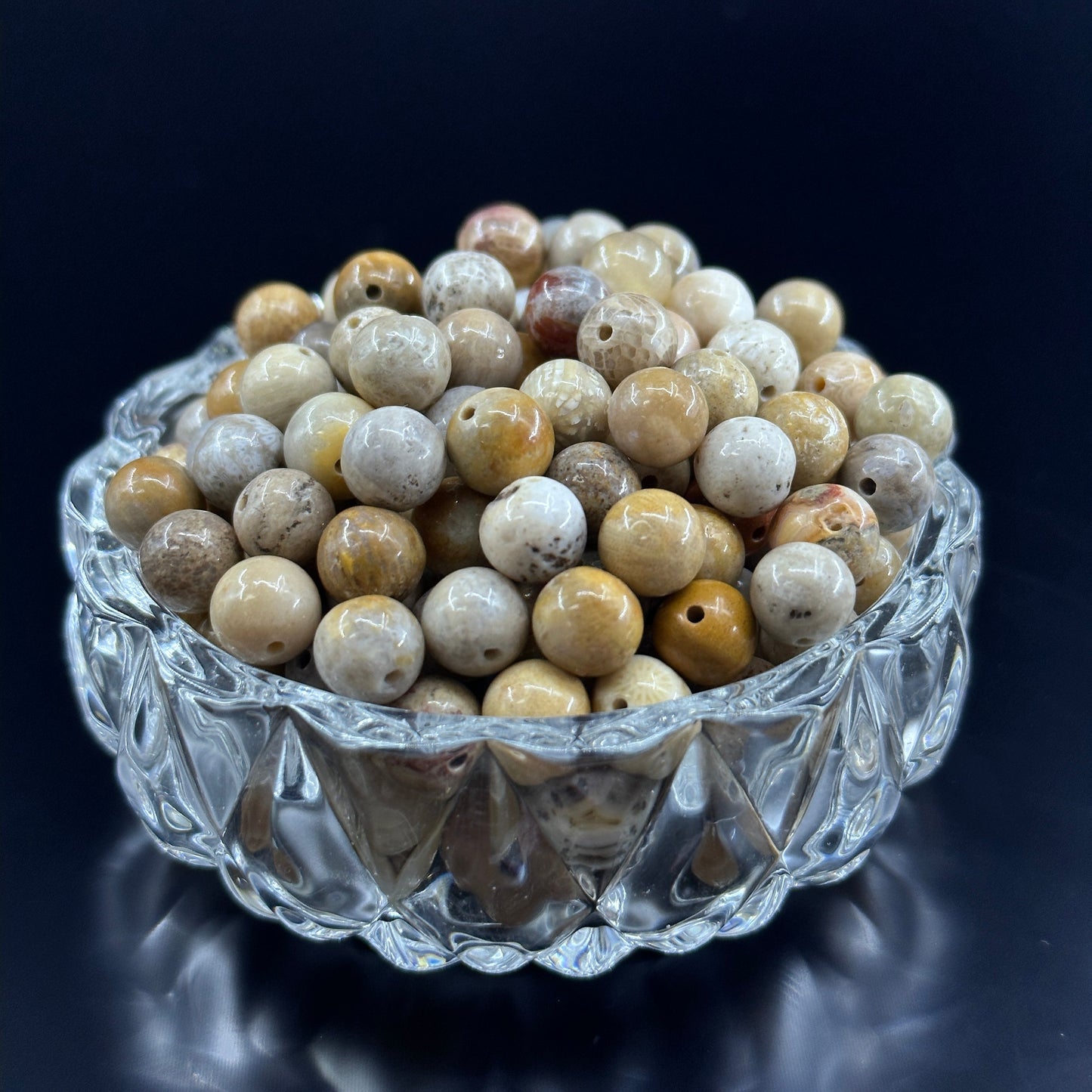 KEVI-DIY 8mm(±0.5mm) Natural Crystal Bead Set | 180 Beads + Free Elastic Strings & Charming Spacers | Make 8 Bracelets