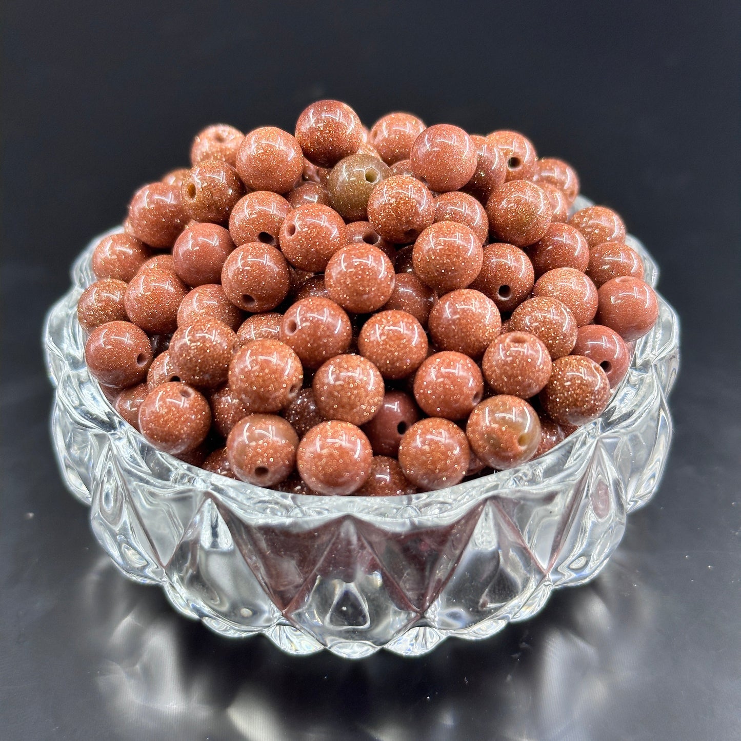 KEVI-DIY 8mm(±0.5mm) Natural Crystal Bead Set | 180 Beads + Free Elastic Strings & Charming Spacers | Make 8 Bracelets