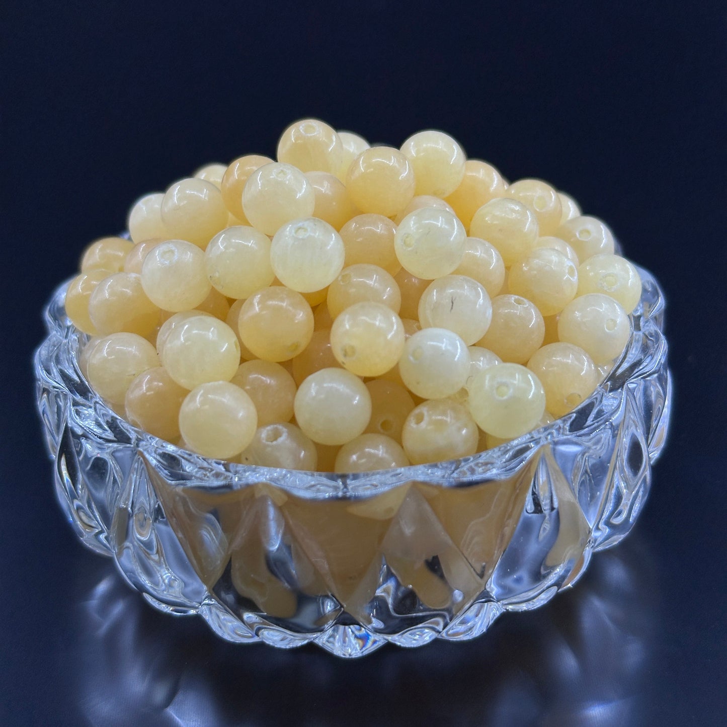 KEVI-DIY 8mm(±0.5mm) Natural Crystal Bead Set | 180 Beads + Free Elastic Strings & Charming Spacers | Make 8 Bracelets