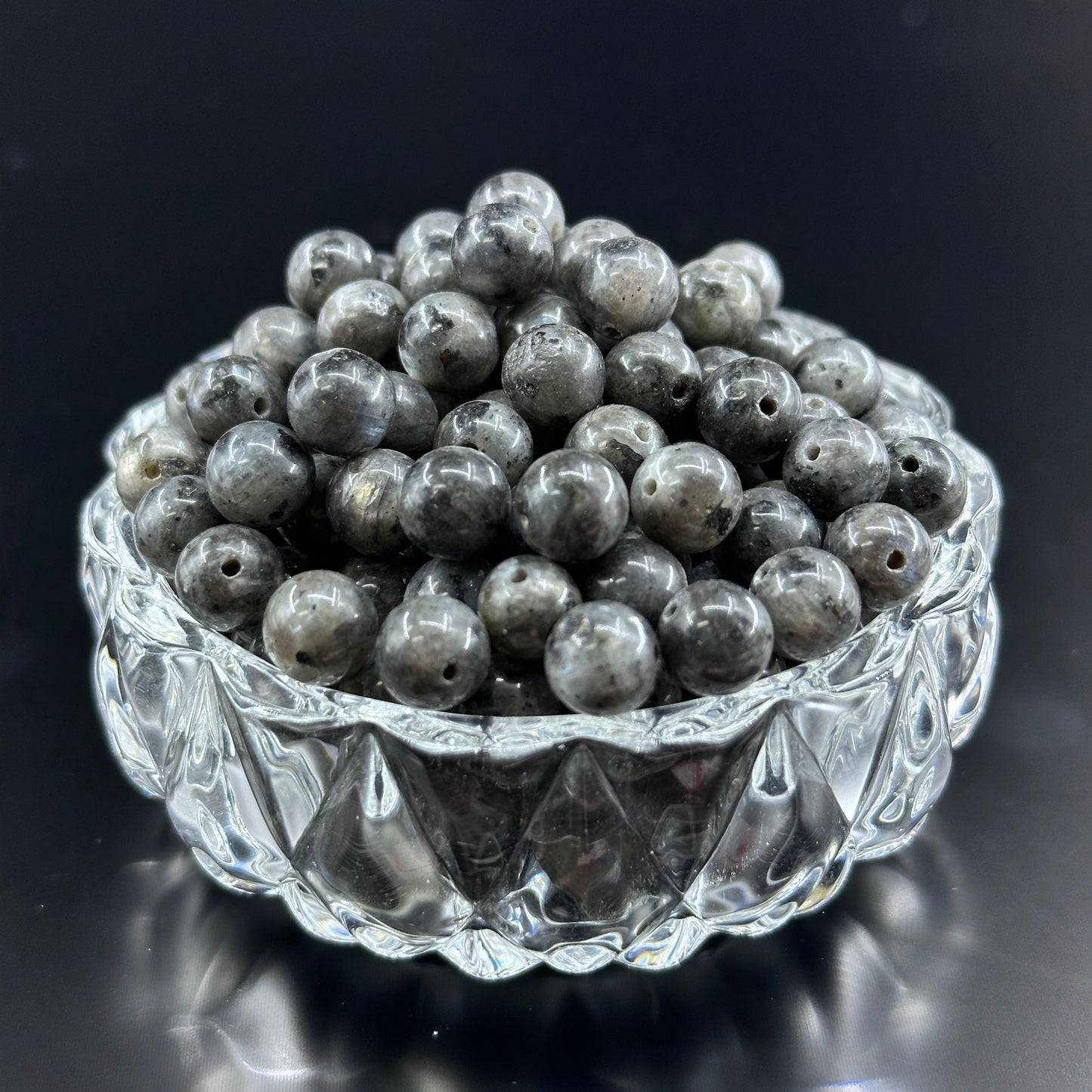 KEVI-DIY 8mm(±0.5mm) Natural Crystal Bead Set | 180 Beads + Free Elastic Strings & Charming Spacers | Make 8 Bracelets