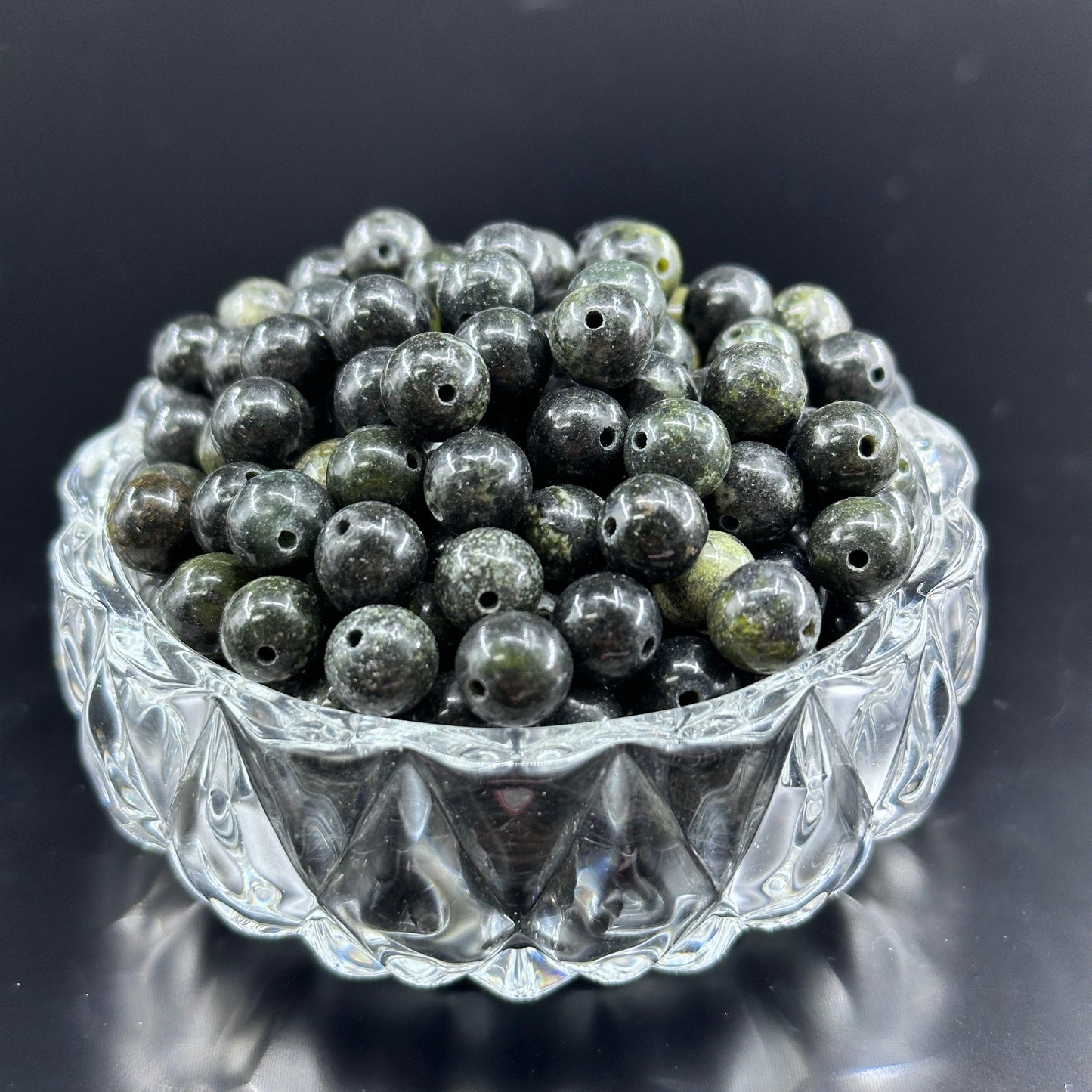 KEVI-DIY 8mm(±0.5mm) Natural Crystal Bead Set | 180 Beads + Free Elastic Strings & Charming Spacers | Make 8 Bracelets