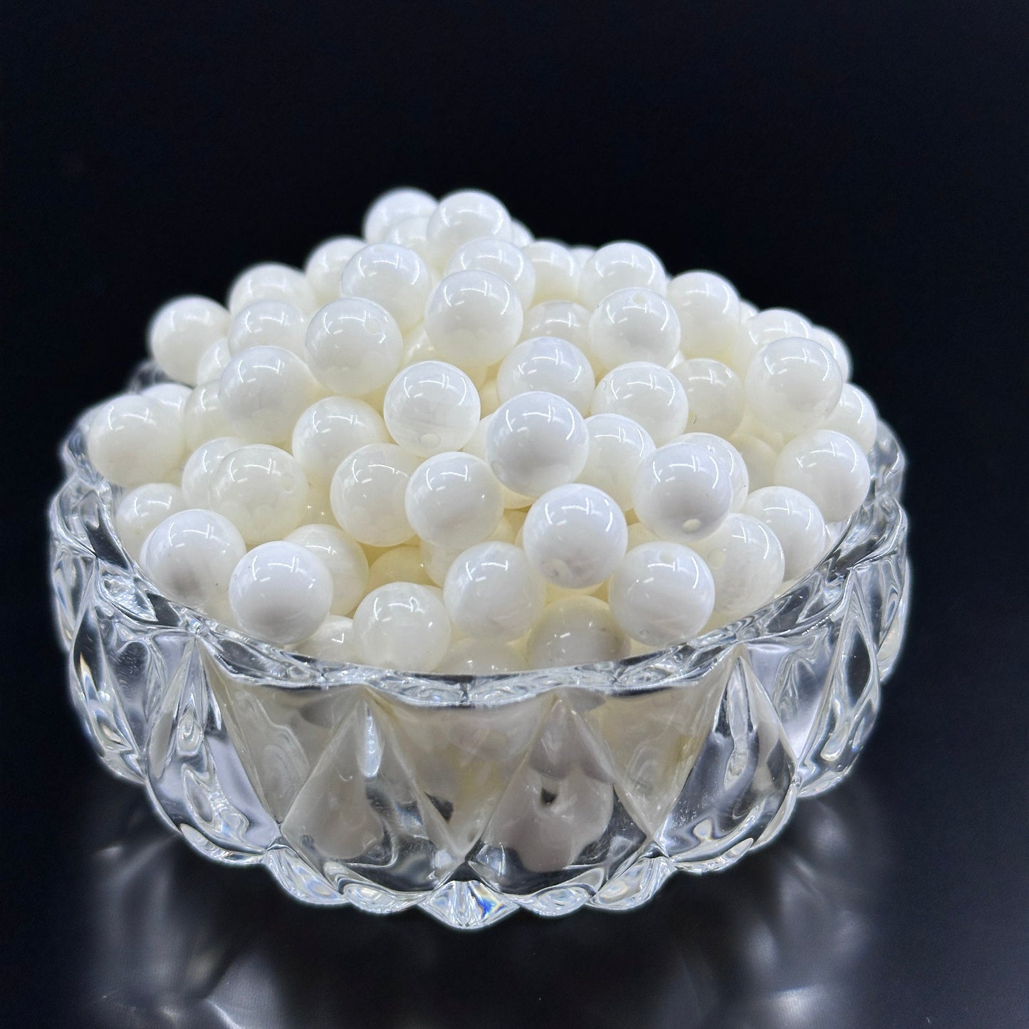 KEVI-DIY 8mm(±0.5mm) Natural Crystal Bead Set | 180 Beads + Free Elastic Strings & Charming Spacers | Make 8 Bracelets