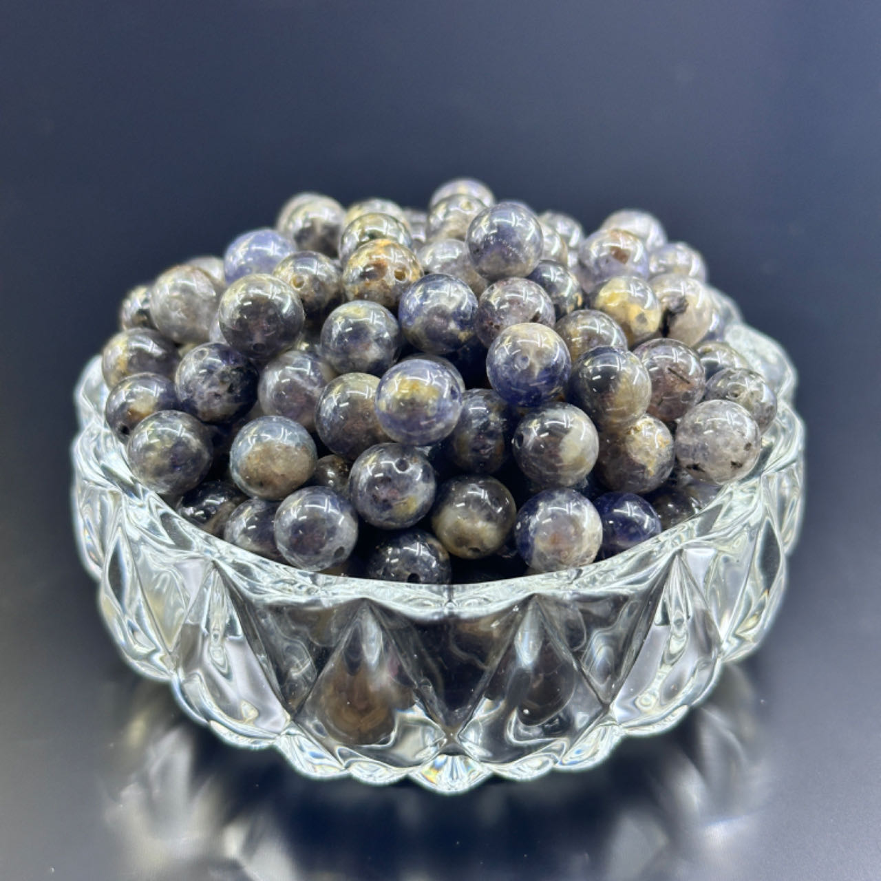 KEVI-DIY-【10 MM】Natural Crystal Beads (1 Strand about 36-40PCS)Semi-finished Crystal Beads