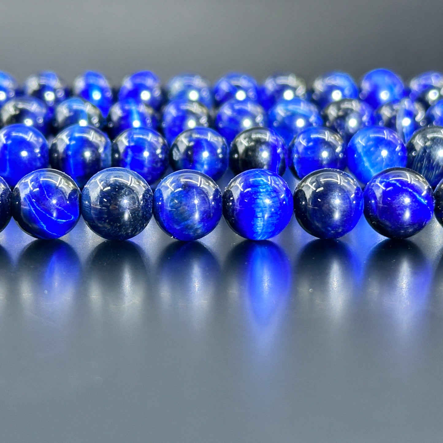 KEVI-DIY-【10 MM】Natural Crystal Beads (1 Strand about 36-40PCS)Semi-finished Crystal Beads
