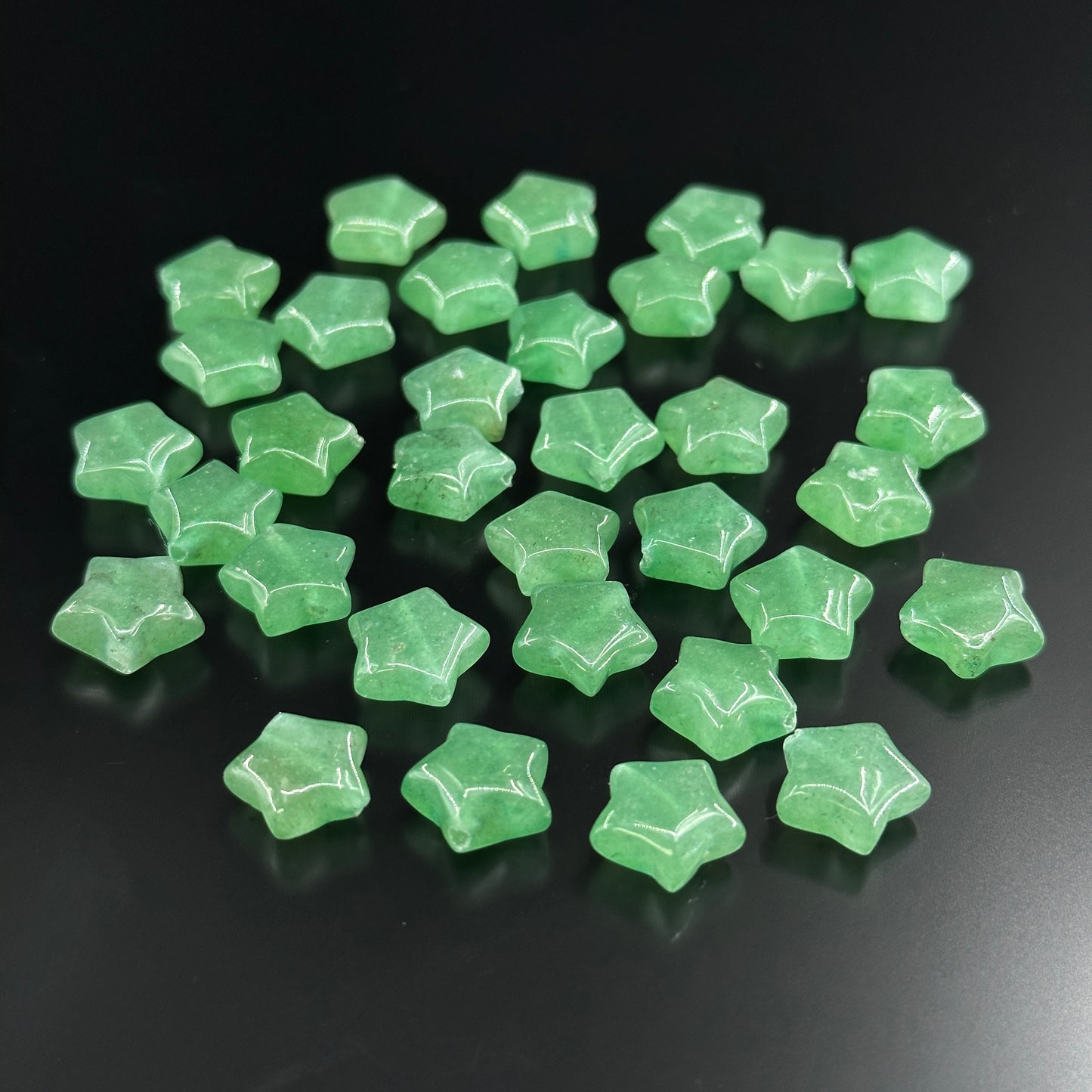 KEVI-DIY-【10 MM】Natural Crystal Beads (1 Strand about 36-40PCS)Semi-finished Crystal Beads