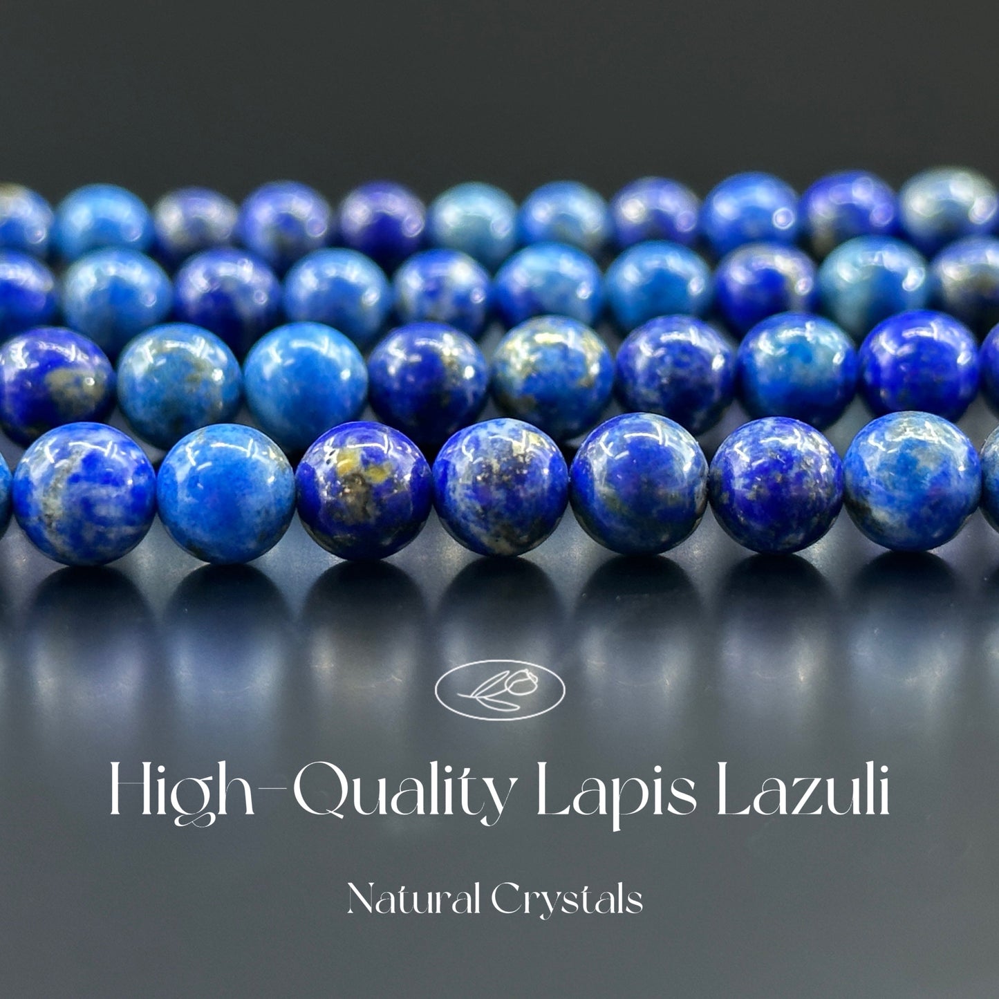 KEVI-DIY SVIP 【8 mm】High Quality Natural Crystal Beads (1 Strand about 47 PCS Enough to make two bracelets)