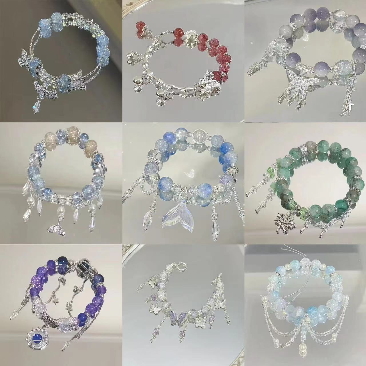 【🎉NEW🎉】DIY Glass Bracelets Bags-Open in Live