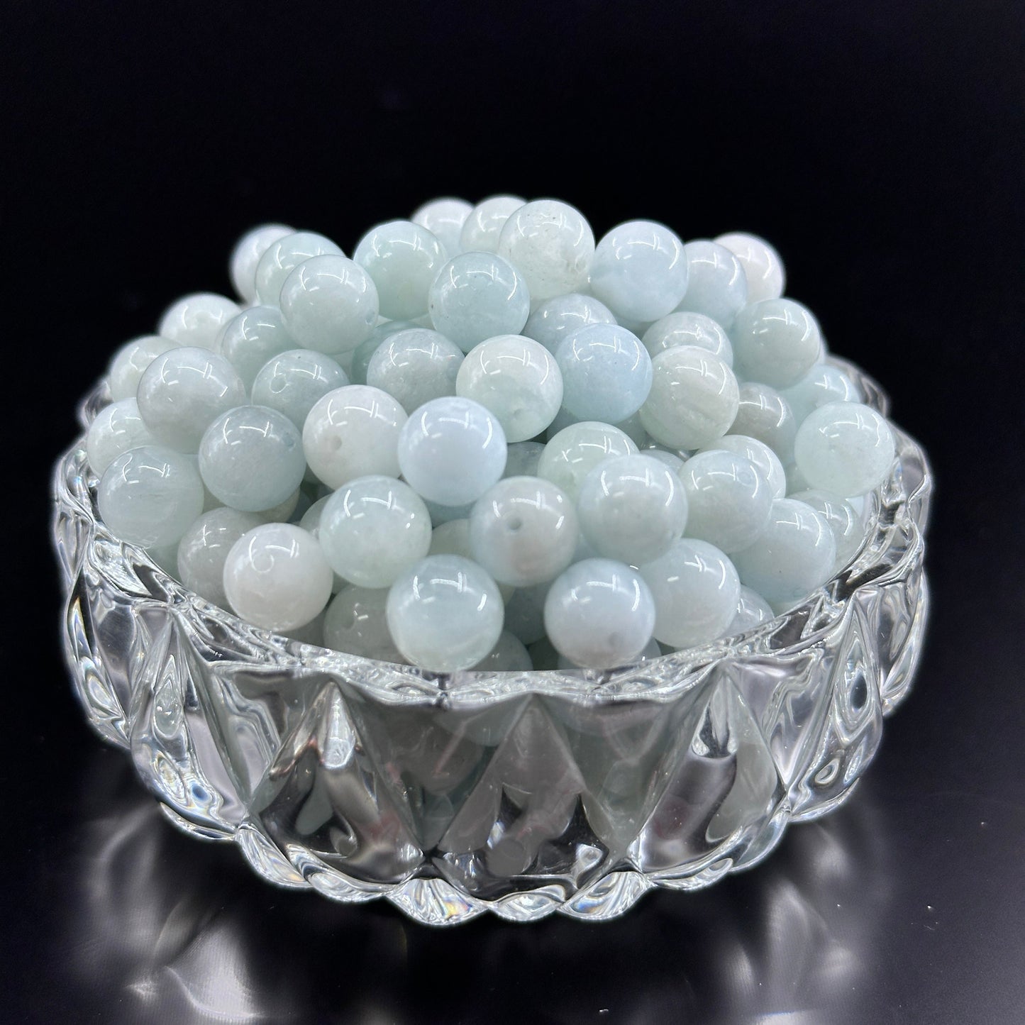 KEVI-DIY 【VIP】8mm Natural Crystal Beads (Over 180 Pcs) With Box Needles Strings Spacers