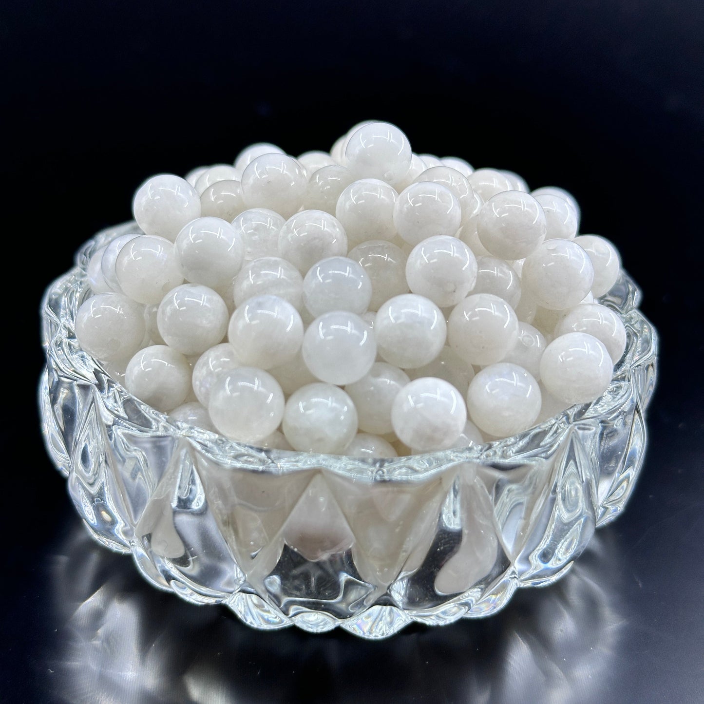 KEVI-DIY 【VIP】8mm Natural Crystal Beads (Over 180 Pcs) With Box Needles Strings Spacers