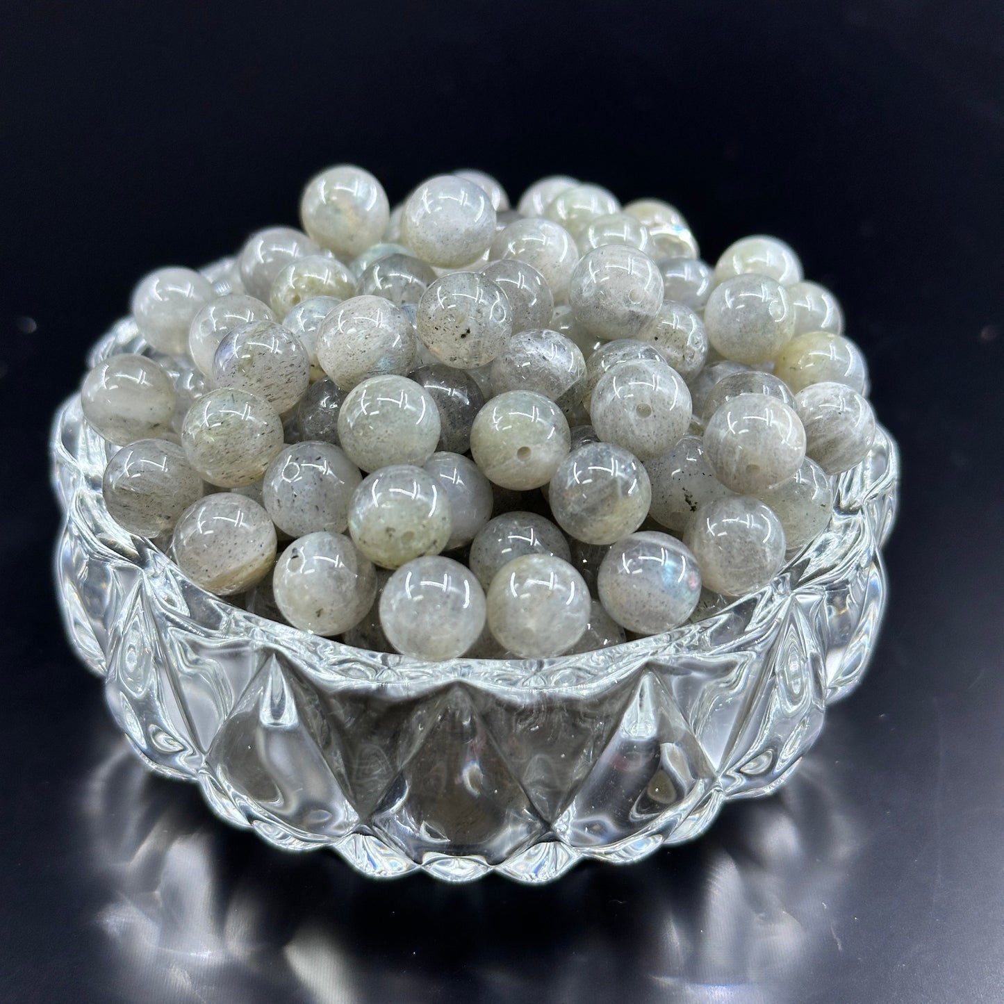 KEVI-DIY 【VIP】8mm Natural Crystal Beads (Over 180 Pcs) With Box Needles Strings Spacers