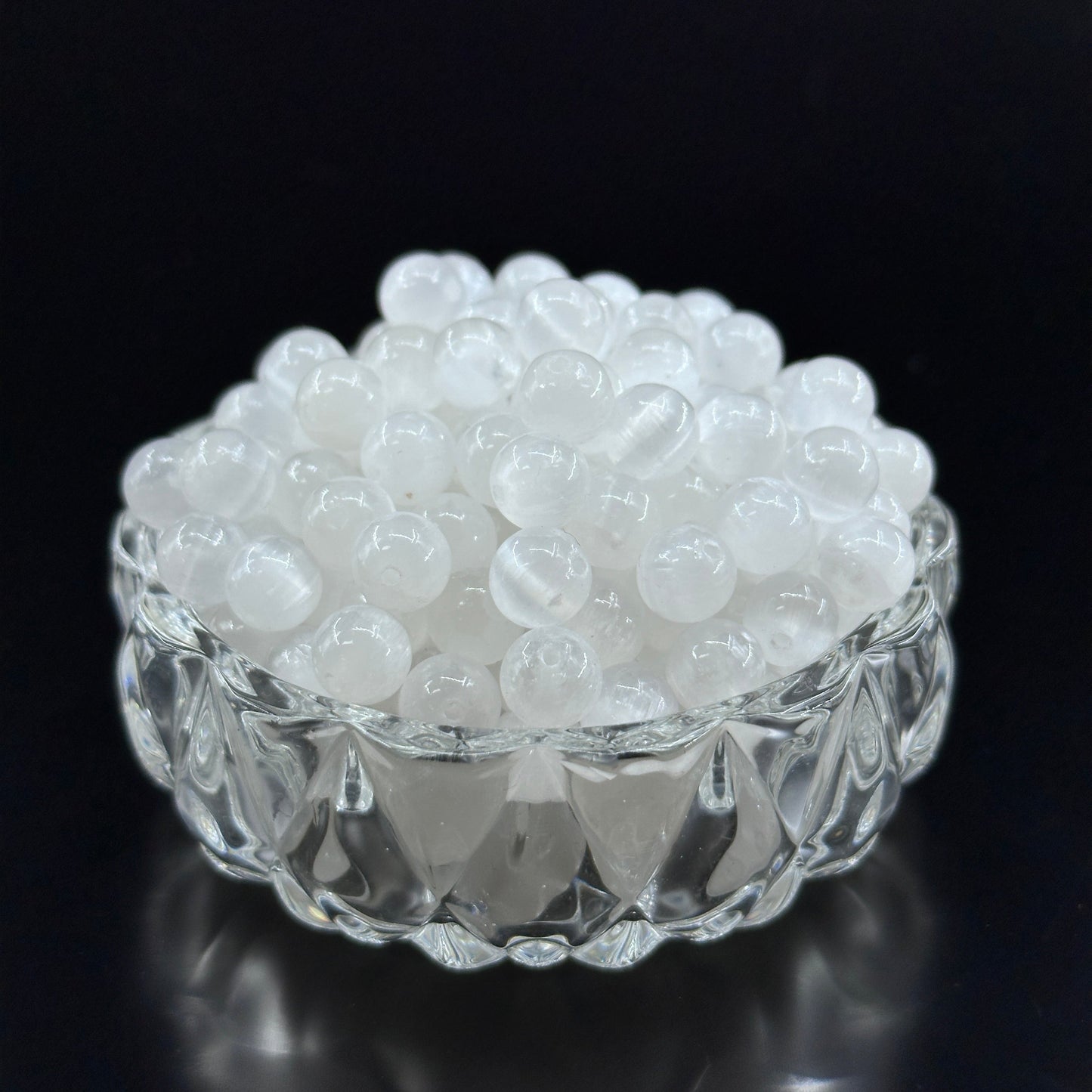 KEVI-DIY 【VIP】8mm Natural Crystal Beads (Over 180 Pcs) With Box Needles Strings Spacers