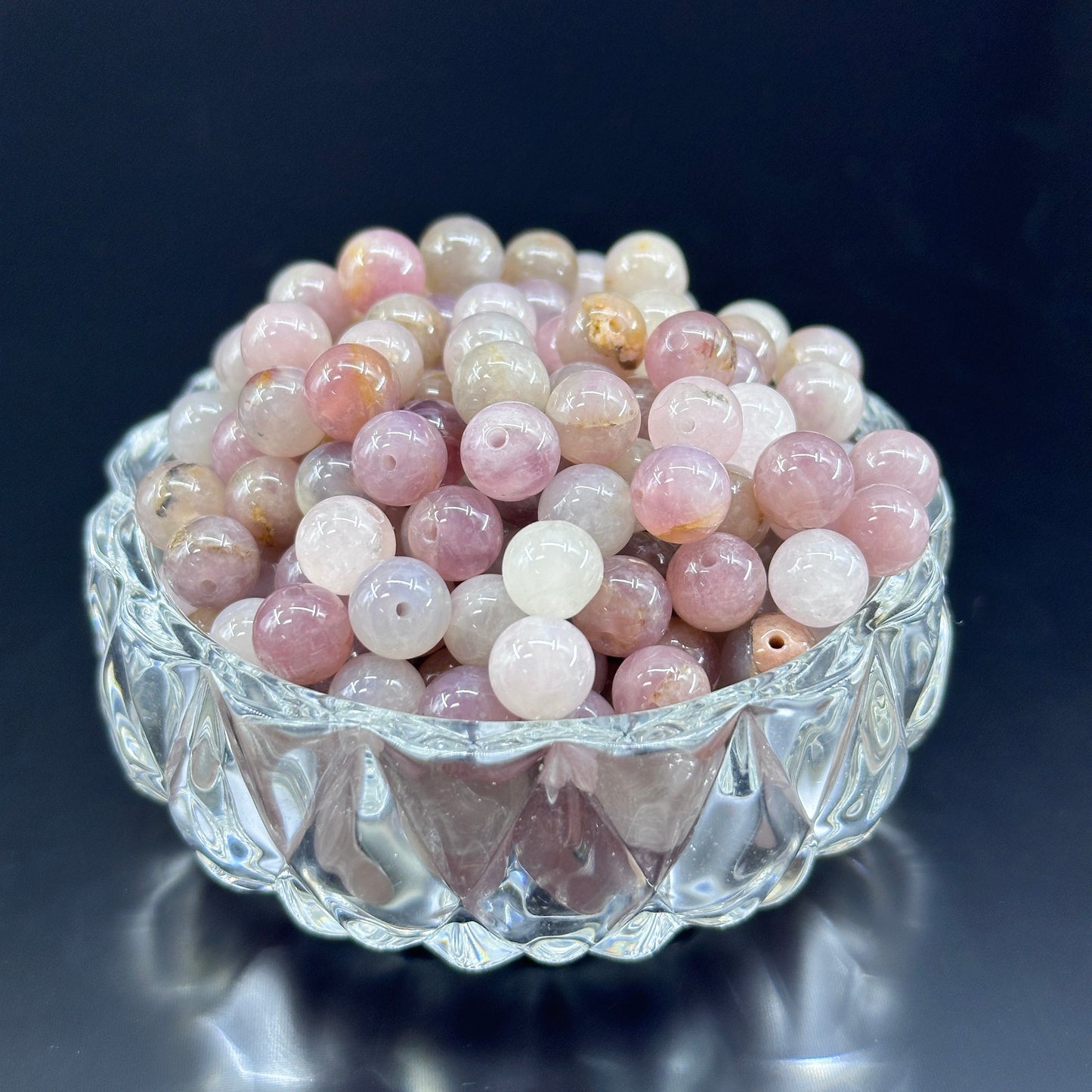 KEVI-DIY 【8mm】New Arrivals Natural Crystal Beads (Over 180 Pcs) with Box Needles Strings Spacers-New products are updated weekly at this link