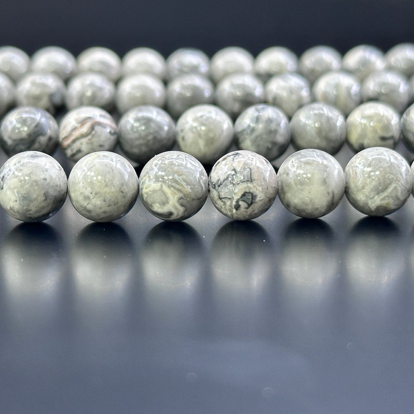 KEVI-DIY-【10 MM】Natural Crystal Beads  (1 Strand about 36-40PCS)Semi-finished Crystal Beads